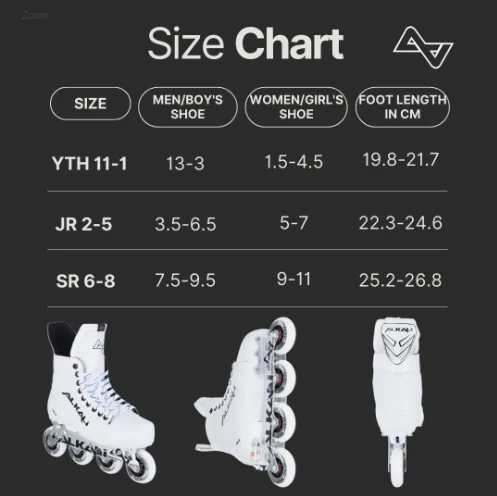 Alkali Cele Adjustable Inline Hockey Skates - Junior - Image 6