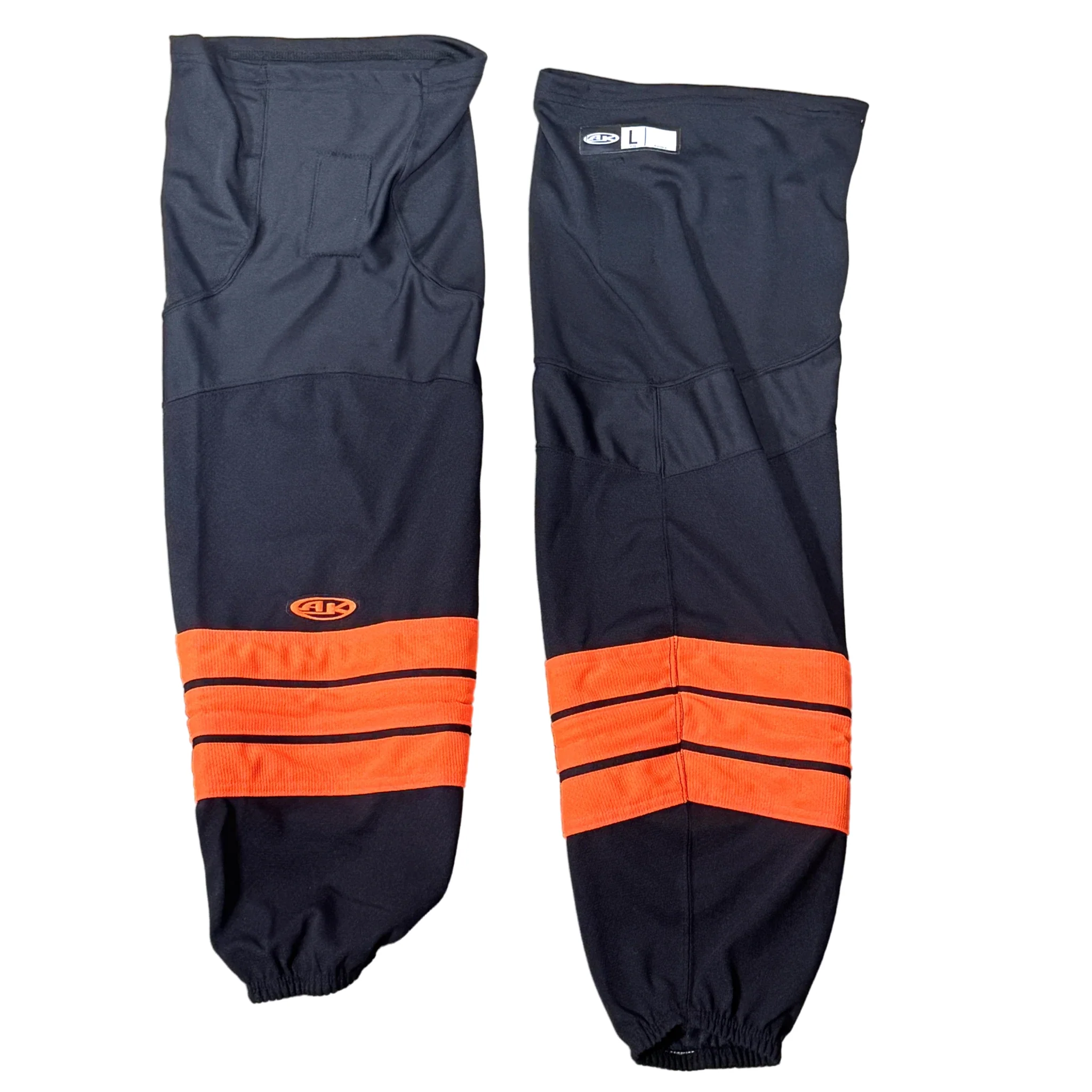 Athletic Knit - ECHL Hockey Socks (Black/Orange)