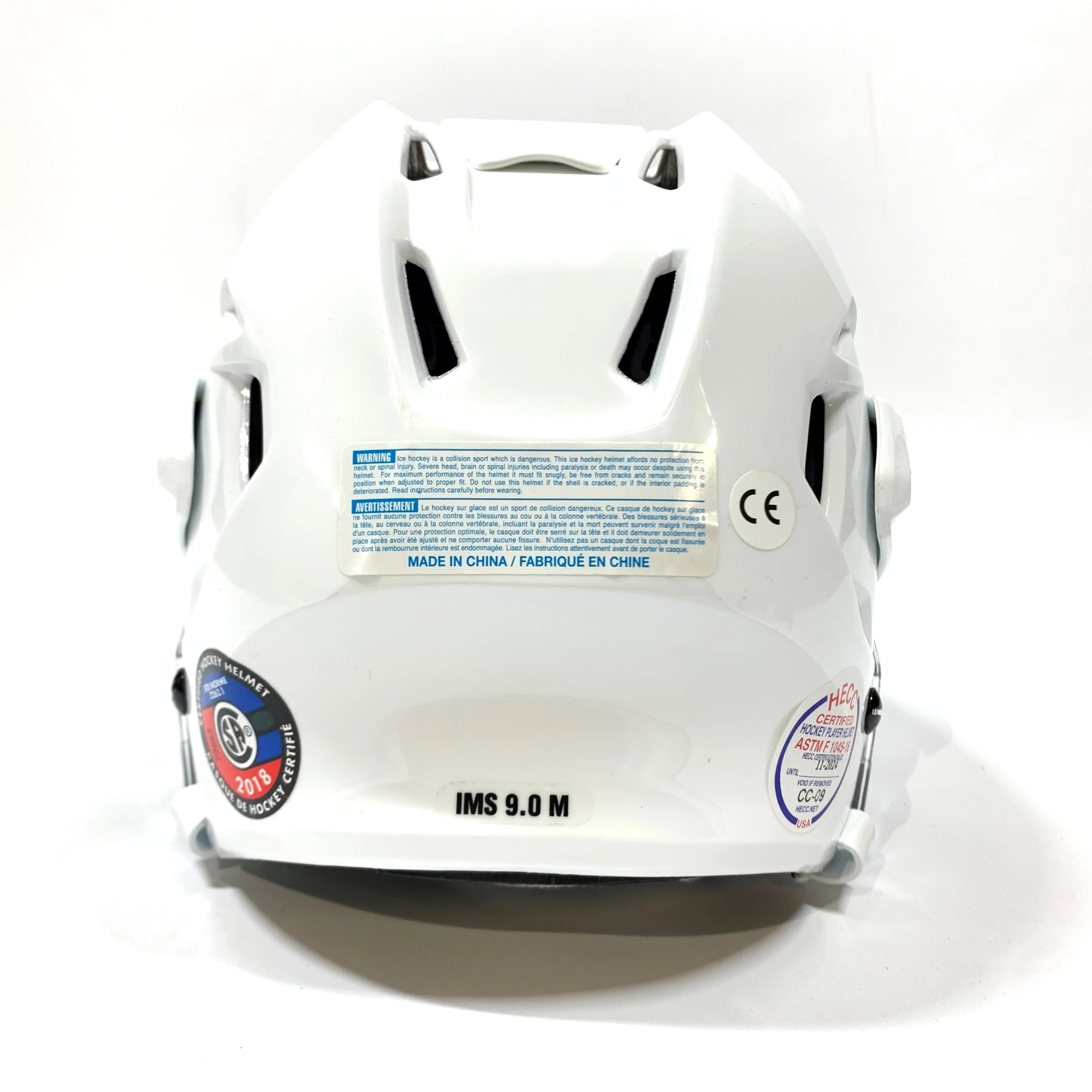 Bauer IMS 9.0 - Hockey Helmet (White) - Image 3
