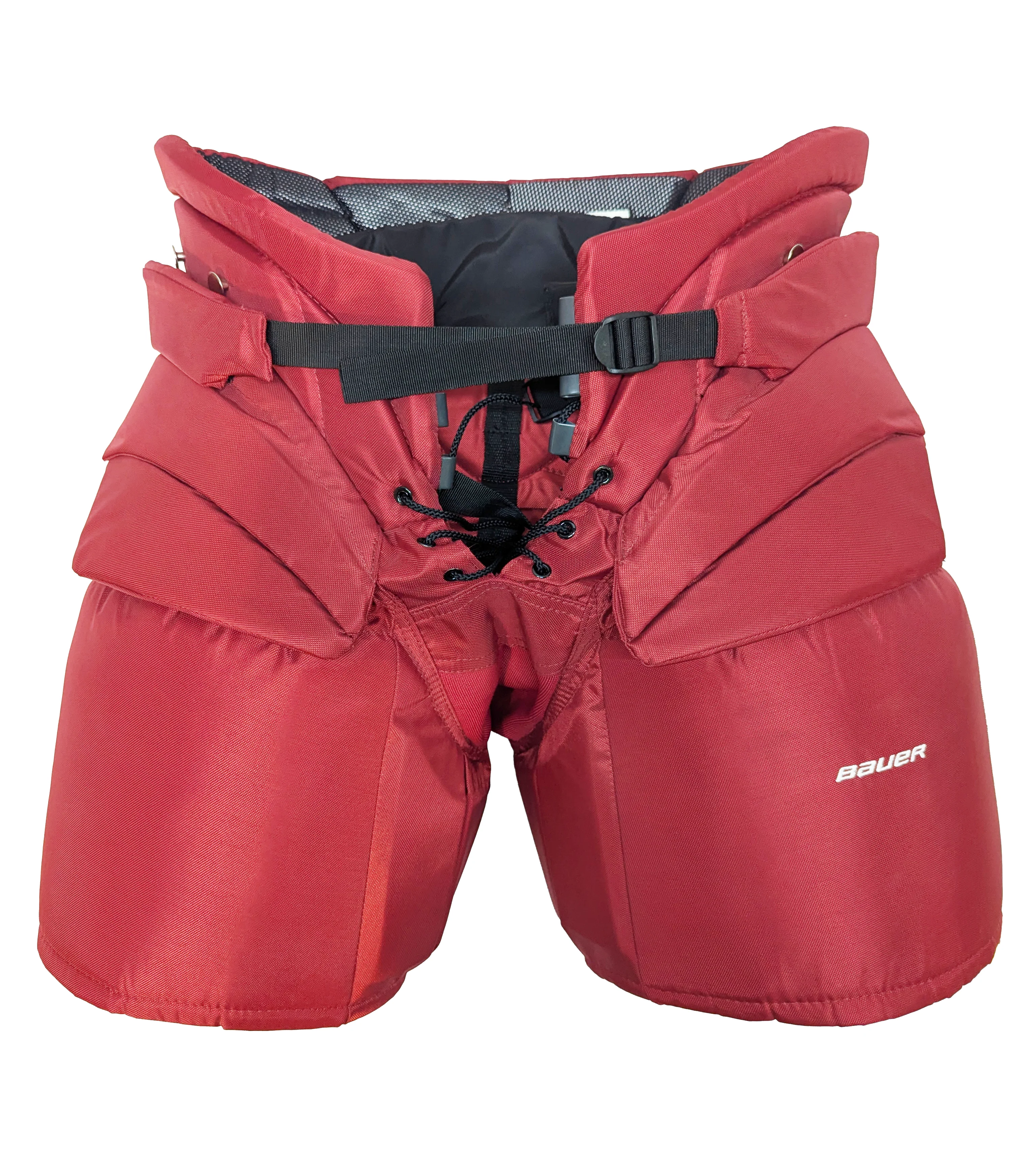 Bauer - NCAA Pro Stock Hockey Goalie Pant (Crimson/Black/White)