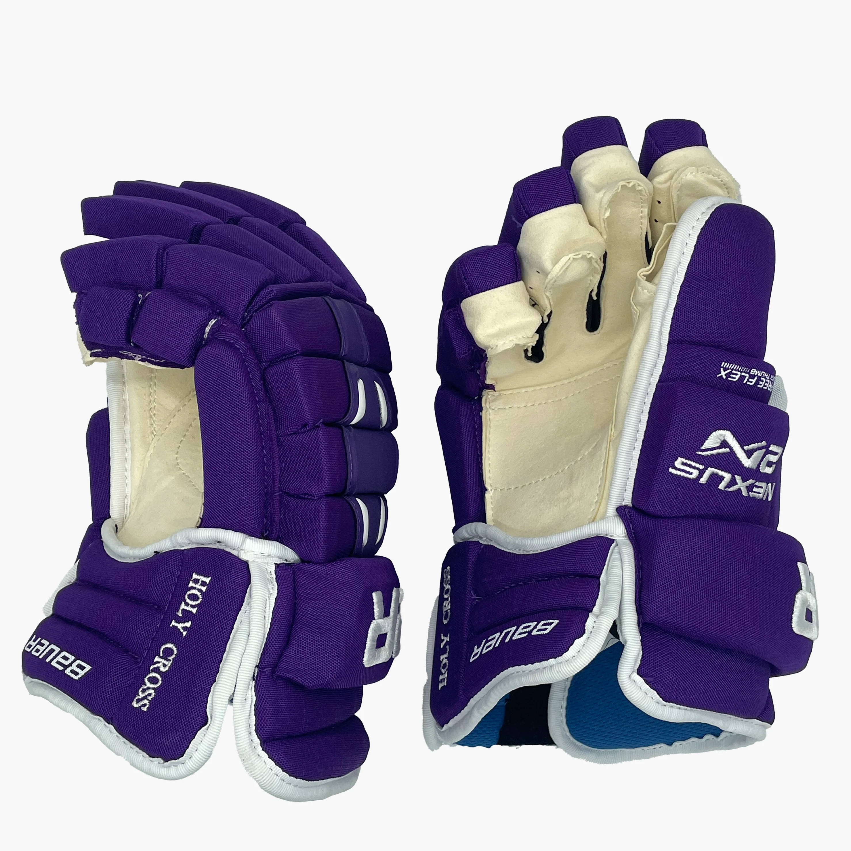 Bauer Nexus 2N - Pro Stock Glove - NCAA (Purple/White) - Image 2