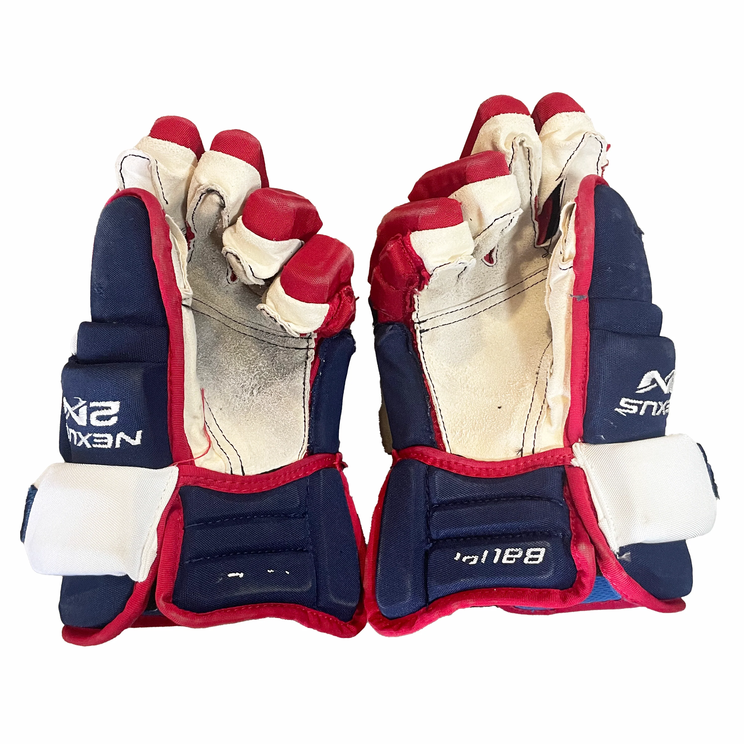 Bauer Nexus 2N - Used NCAA Pro Stock Glove (Navy/Red/White) - Image 3