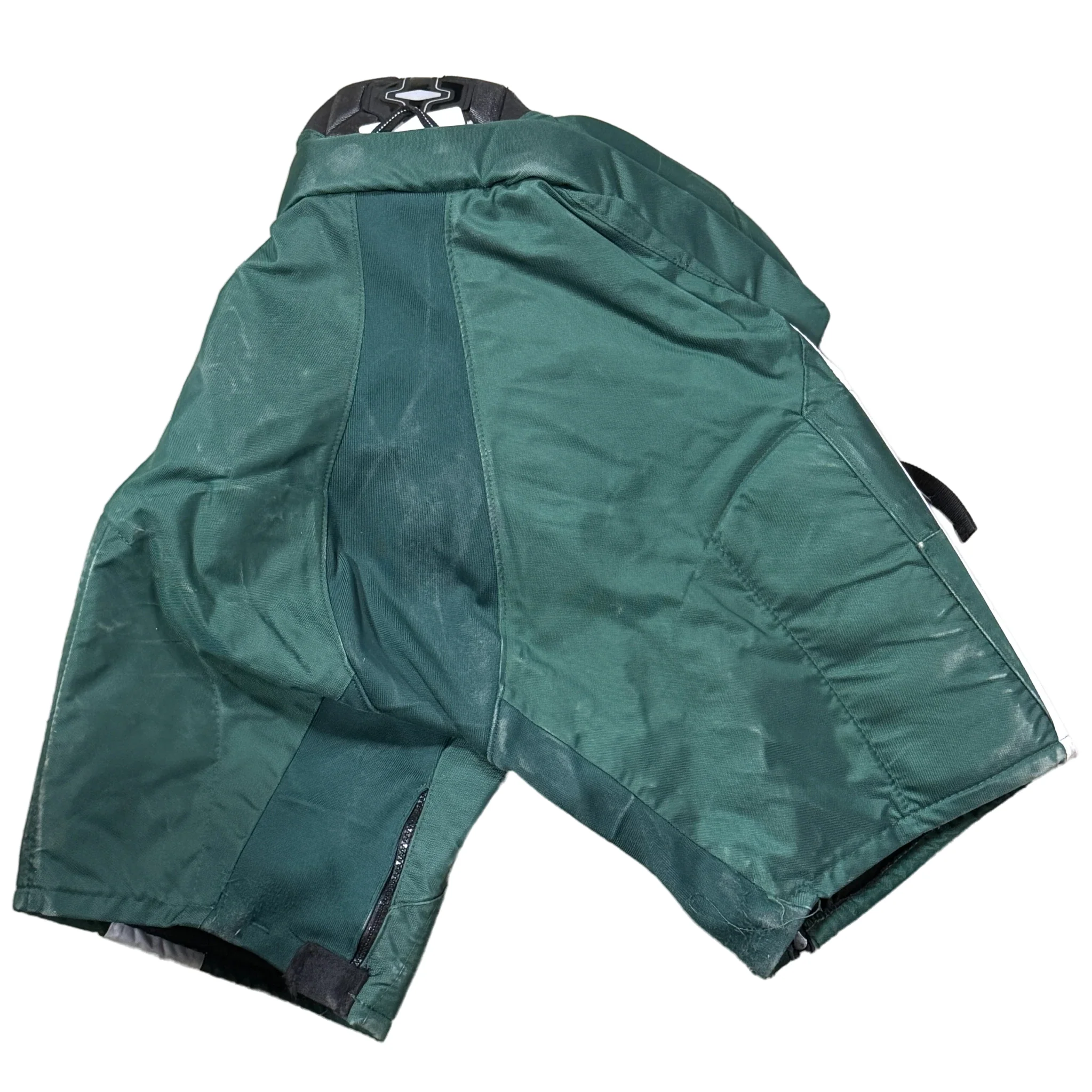 Bauer Nexus - Used NCAA Women's Pro Stock Hockey Pants (Green/White) - Image 2