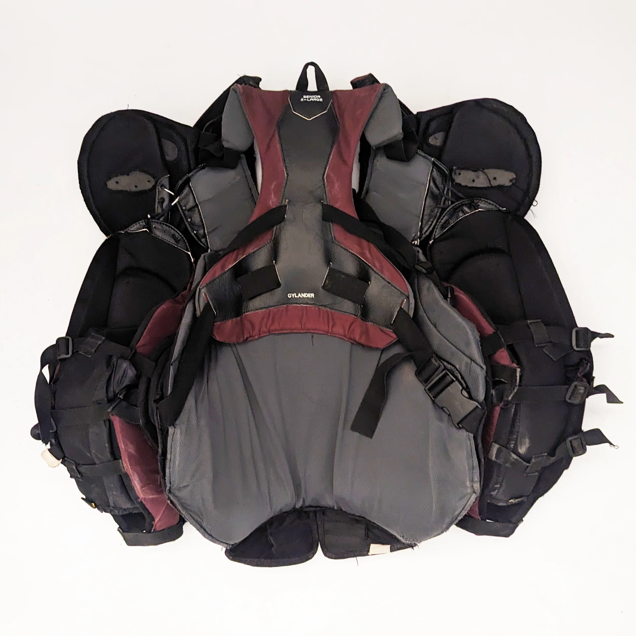 Bauer Pro Series - Used Pro Stock Goalie Chest Protector (Black/Maroon) - Image 2