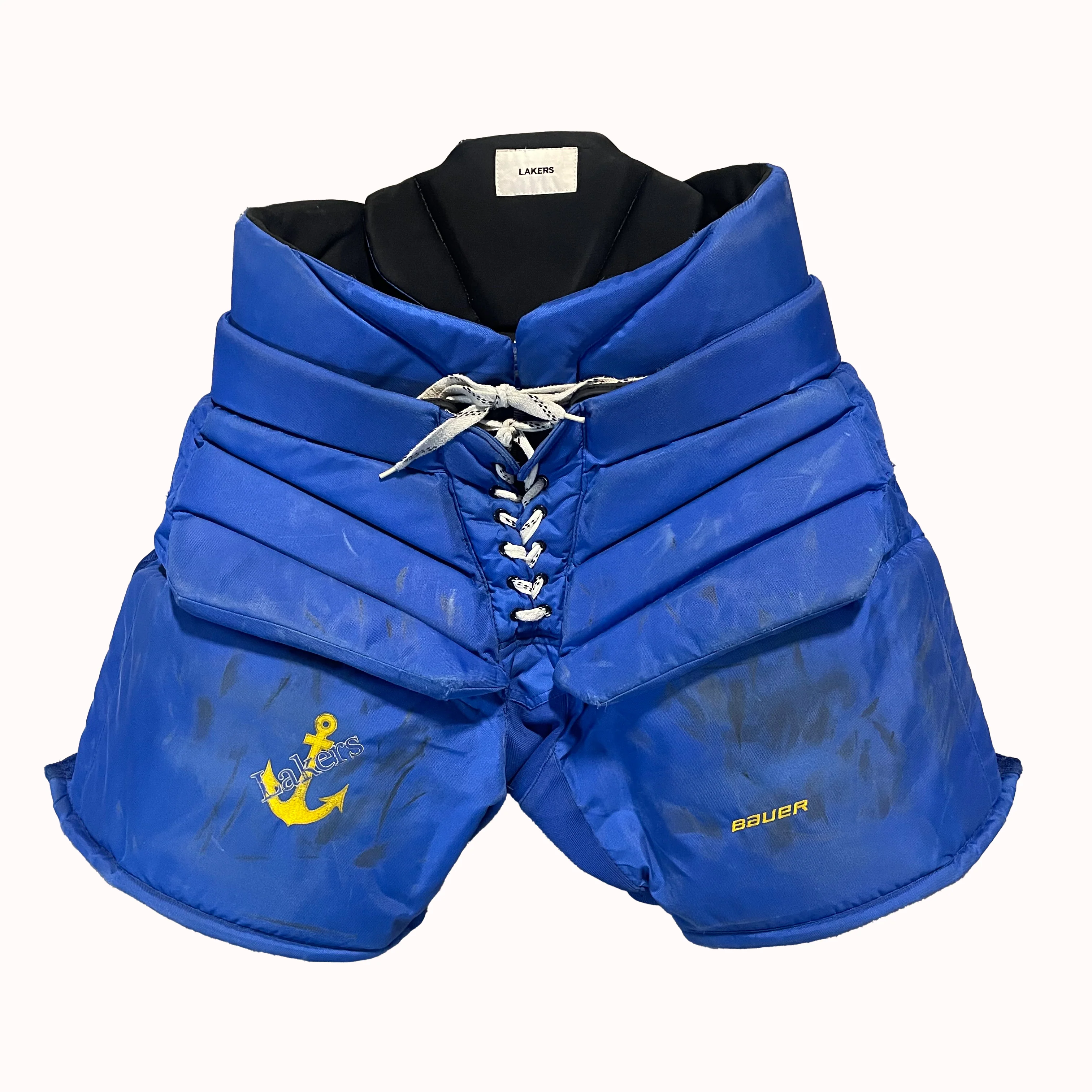Bauer Pro - Used NCAA Pro Stock Hockey Goalie Pants (Royal Blue)