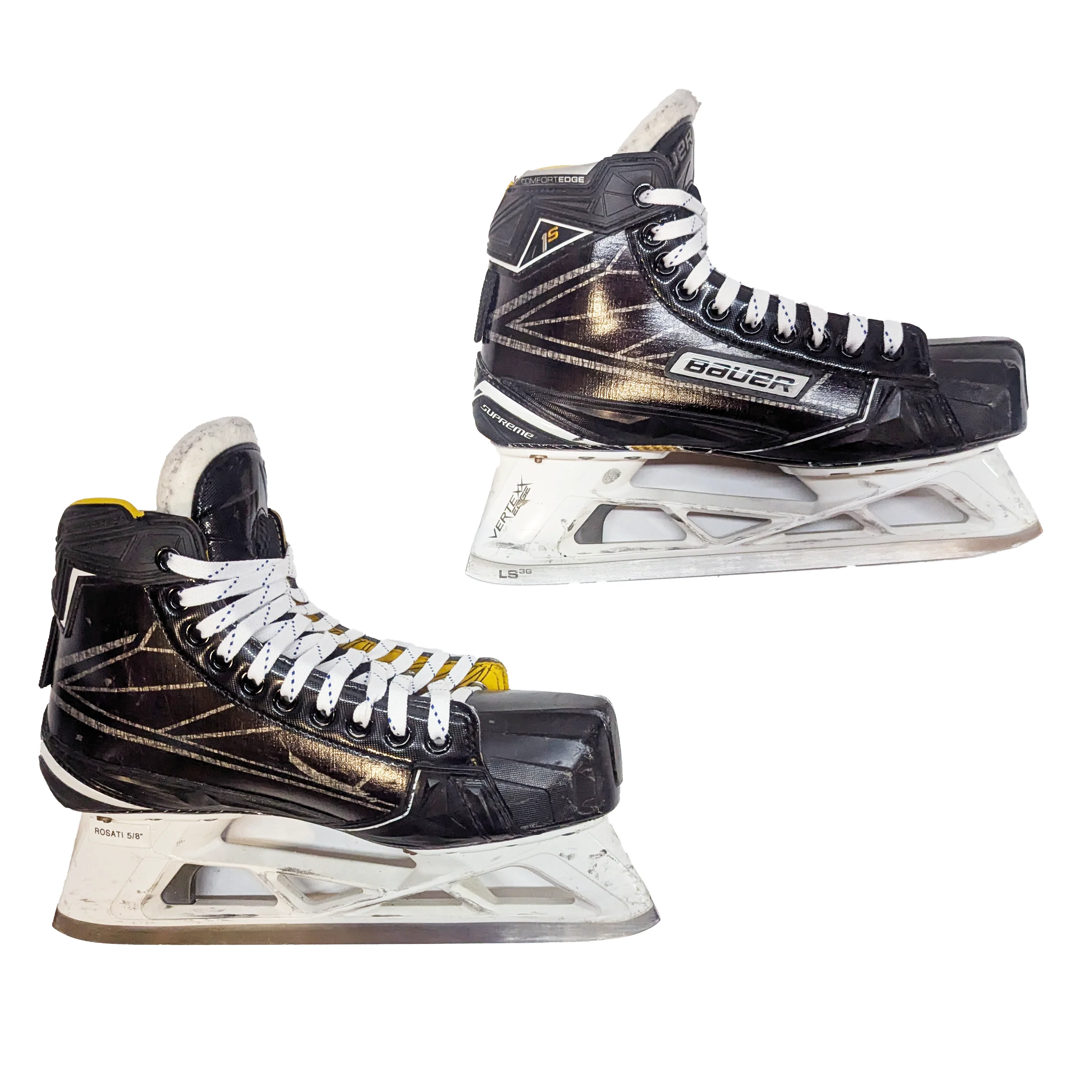 Bauer Supreme 1S - Used NCAA Pro Stock Hockey Goalie Skates - Size 8 - Image 3