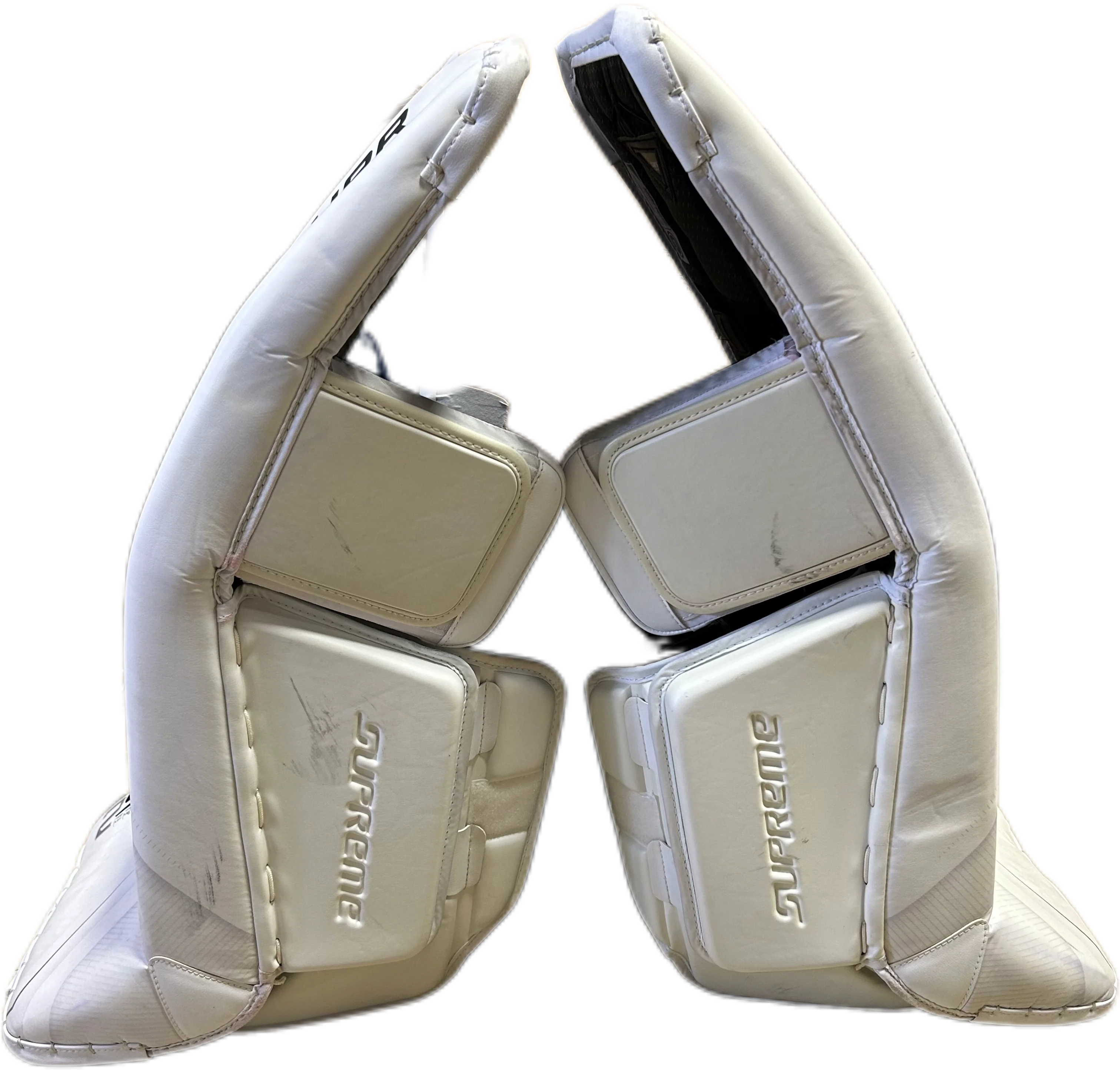 Bauer Supreme 2S Pro - Pro Stock Goalie Pads (White) - Image 2