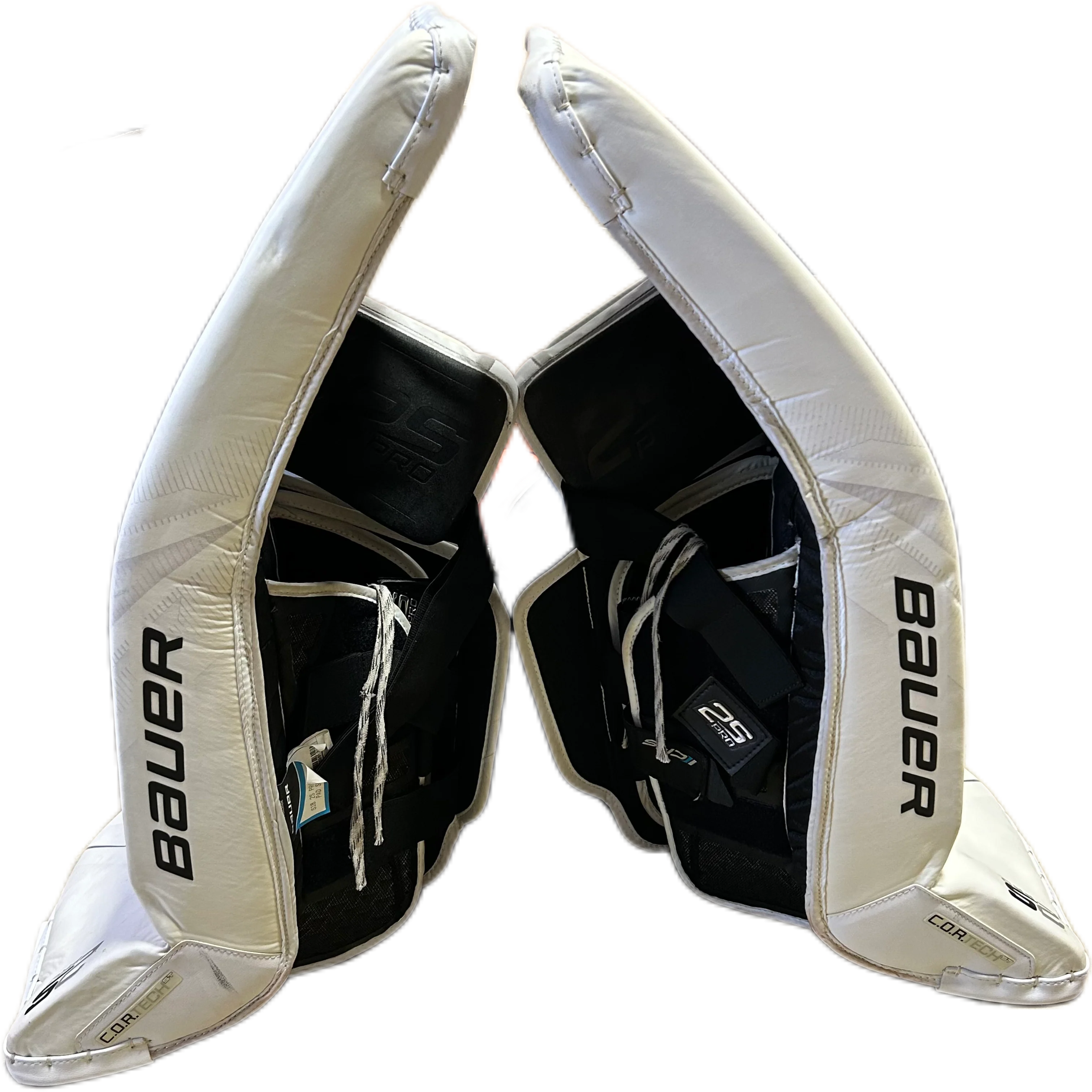 Bauer Supreme 2S Pro - Pro Stock Goalie Pads (White) - Image 4