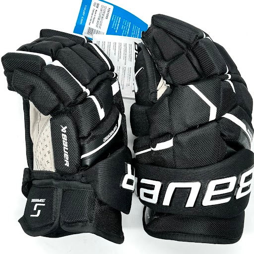 Bauer - Supreme Mach - Pro Stock Hockey Glove - (Black/White) - Image 2