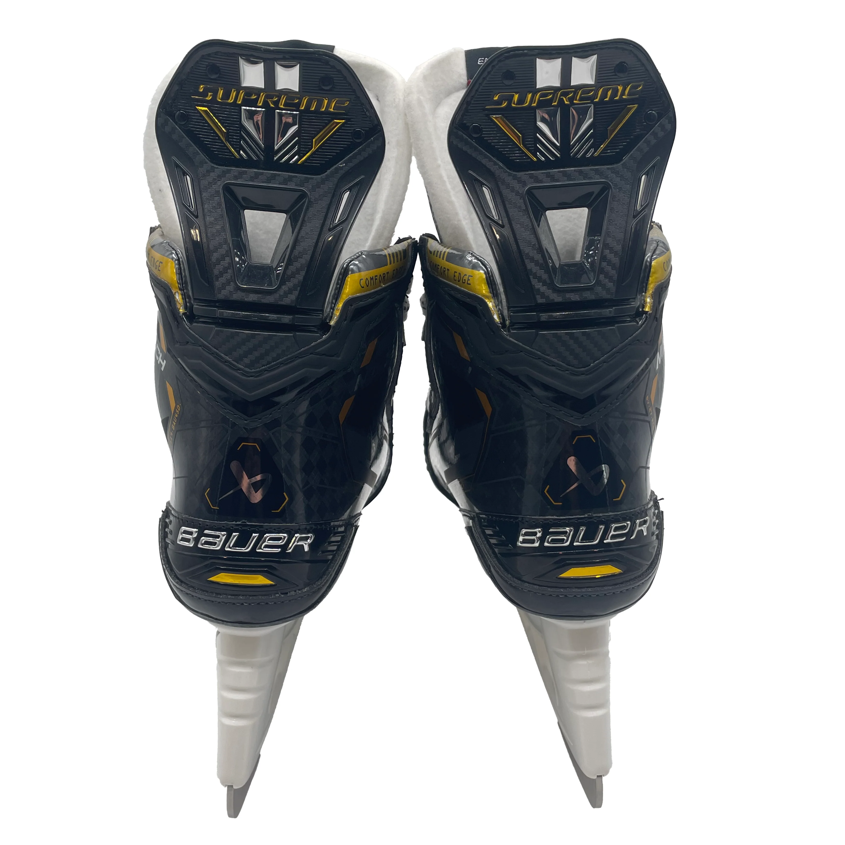 Bauer Supreme Mach - Pro Stock Hockey Skates - Size 7.25D/7D (Yellow) - Image 3