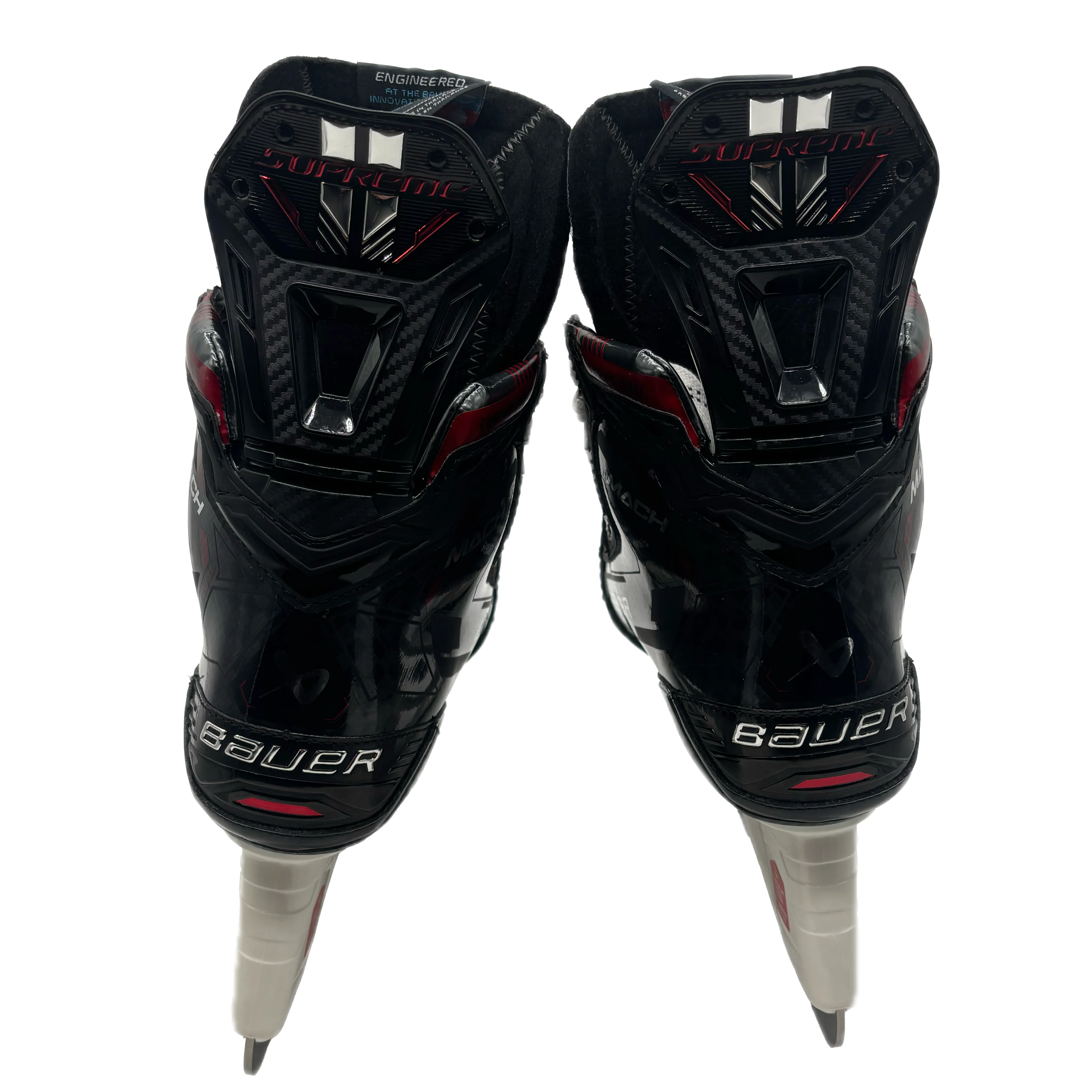 Bauer Supreme Mach - Pro Stock Hockey Skates - Size 8D (Red) - Image 5