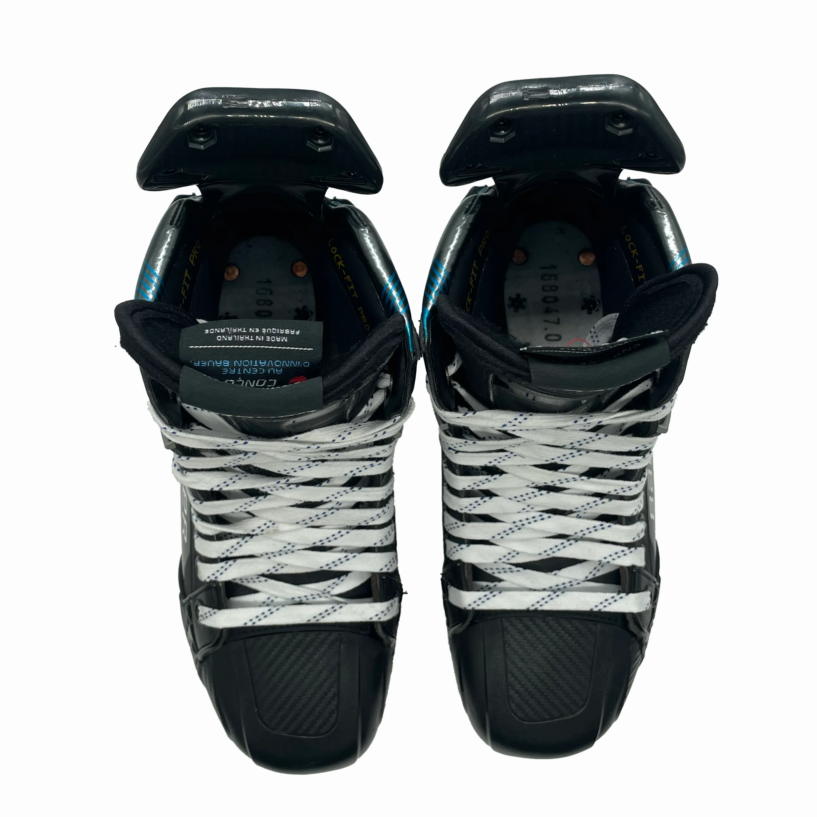 Bauer Supreme Mach - Pro Stock Hockey Skates - Size 9D (Powder Blue) - Image 3