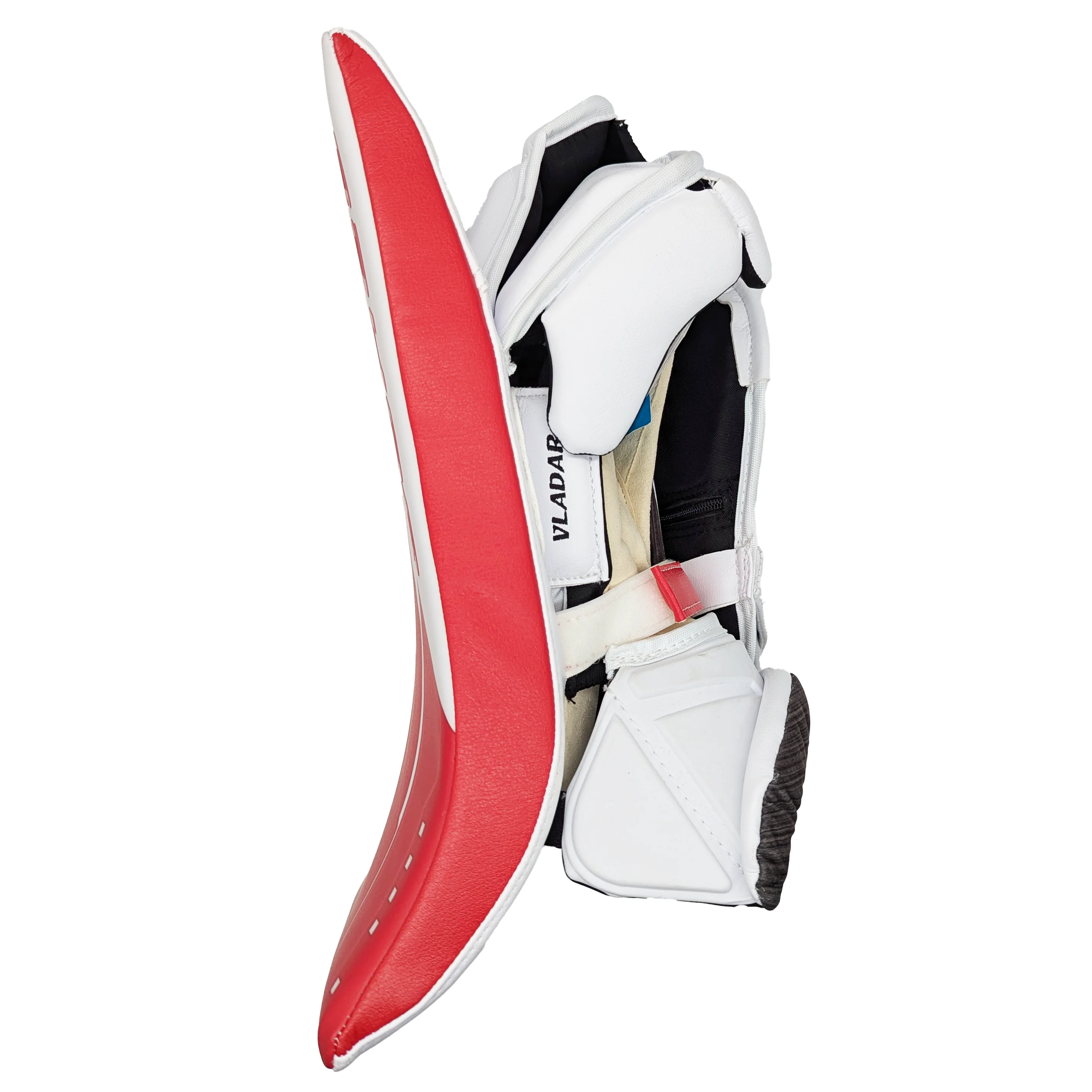Bauer Supreme Mach - Pro Stock NHL Goalie Blocker - Dan Vladar (White/Red/Yellow) - Image 4