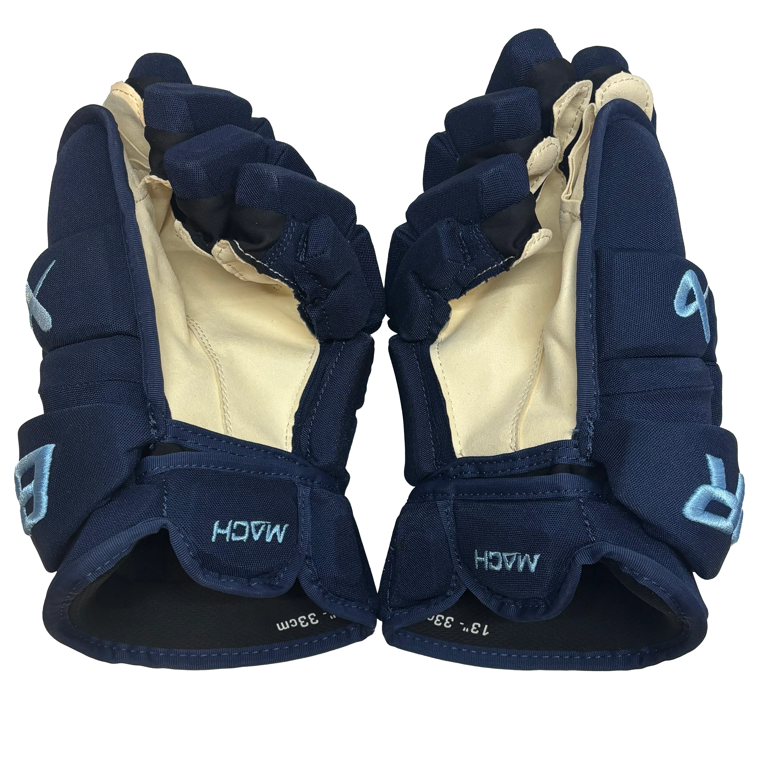 Bauer Supreme Mach - PWHL Pro Stock Glove - Toronto Sceptres (Navy/Powder Blue) - Image 3