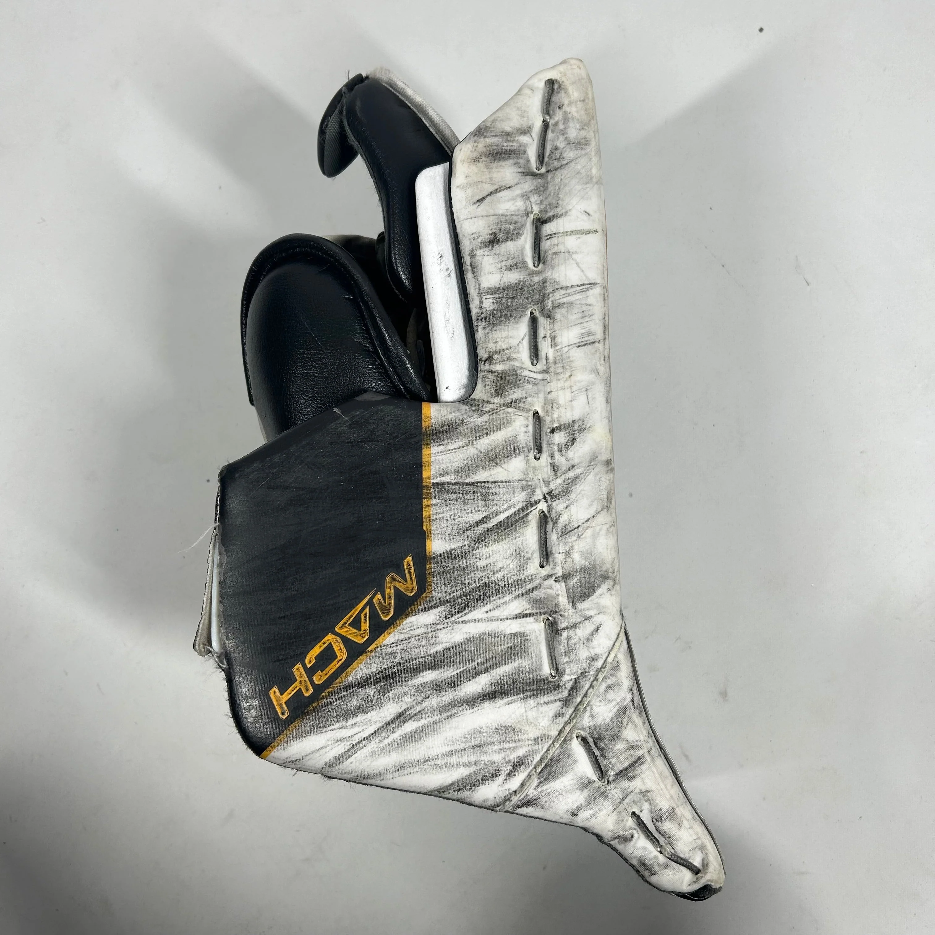 Bauer Supreme Mach - Used Goalie Blocker (Black/White) - Image 3