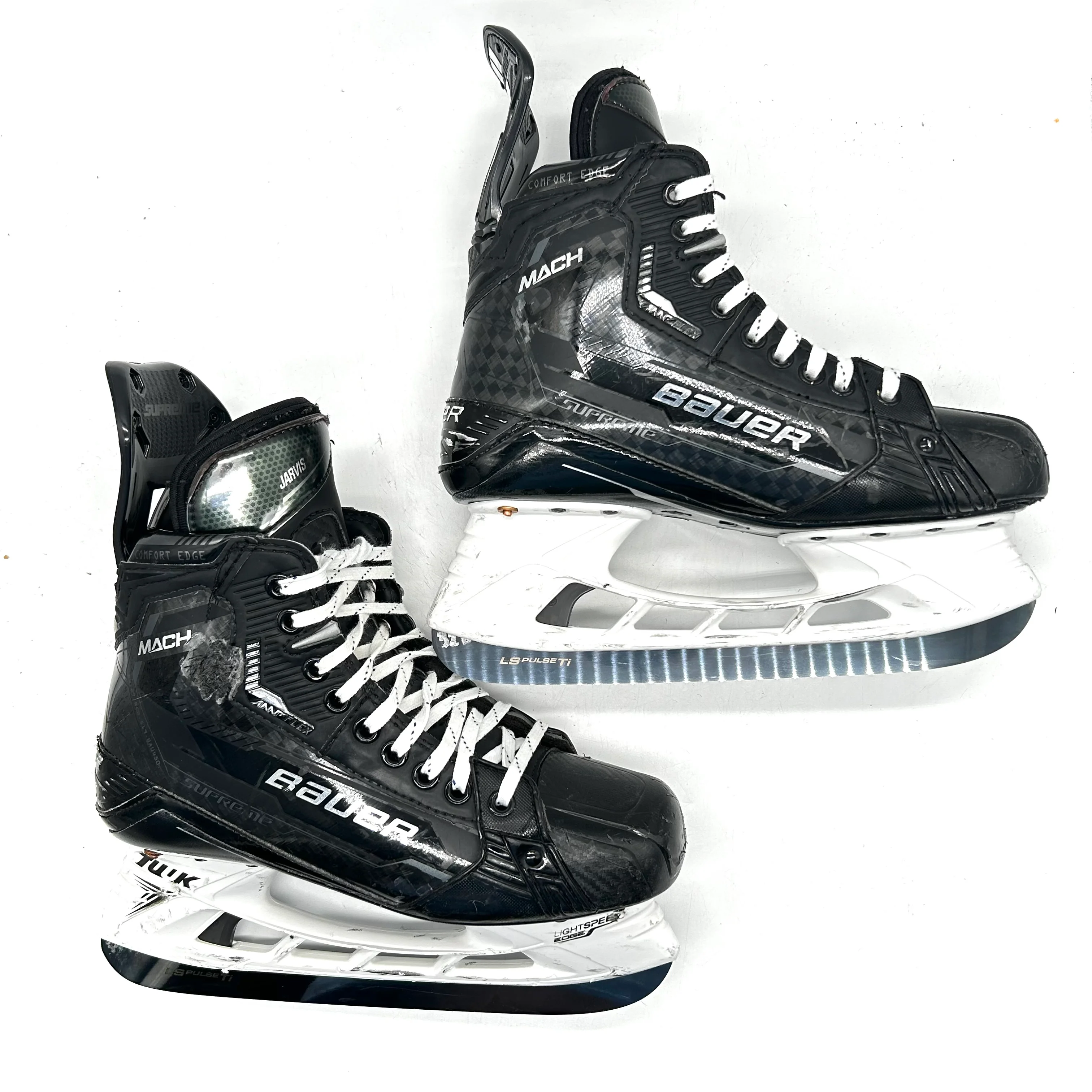 Bauer Supreme Mach - Used NHL Pro Stock Skates - Seth Jarvis - Size L: 7.25D/R: 7.5D #2 - Image 3