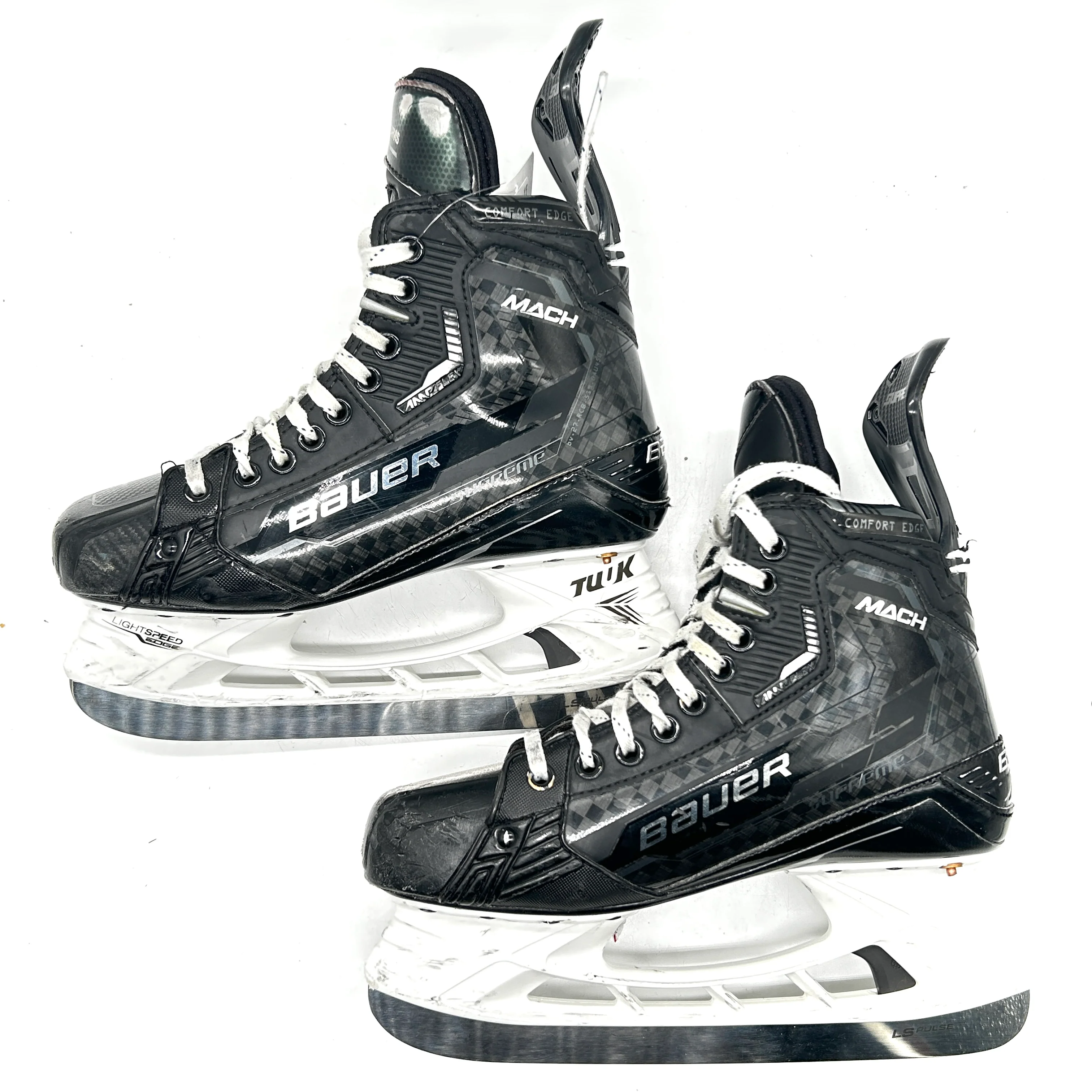 Bauer Supreme Mach - Used NHL Pro Stock Skates - Seth Jarvis - Size L: 7.25D/R: 7.5D #3 - Image 2