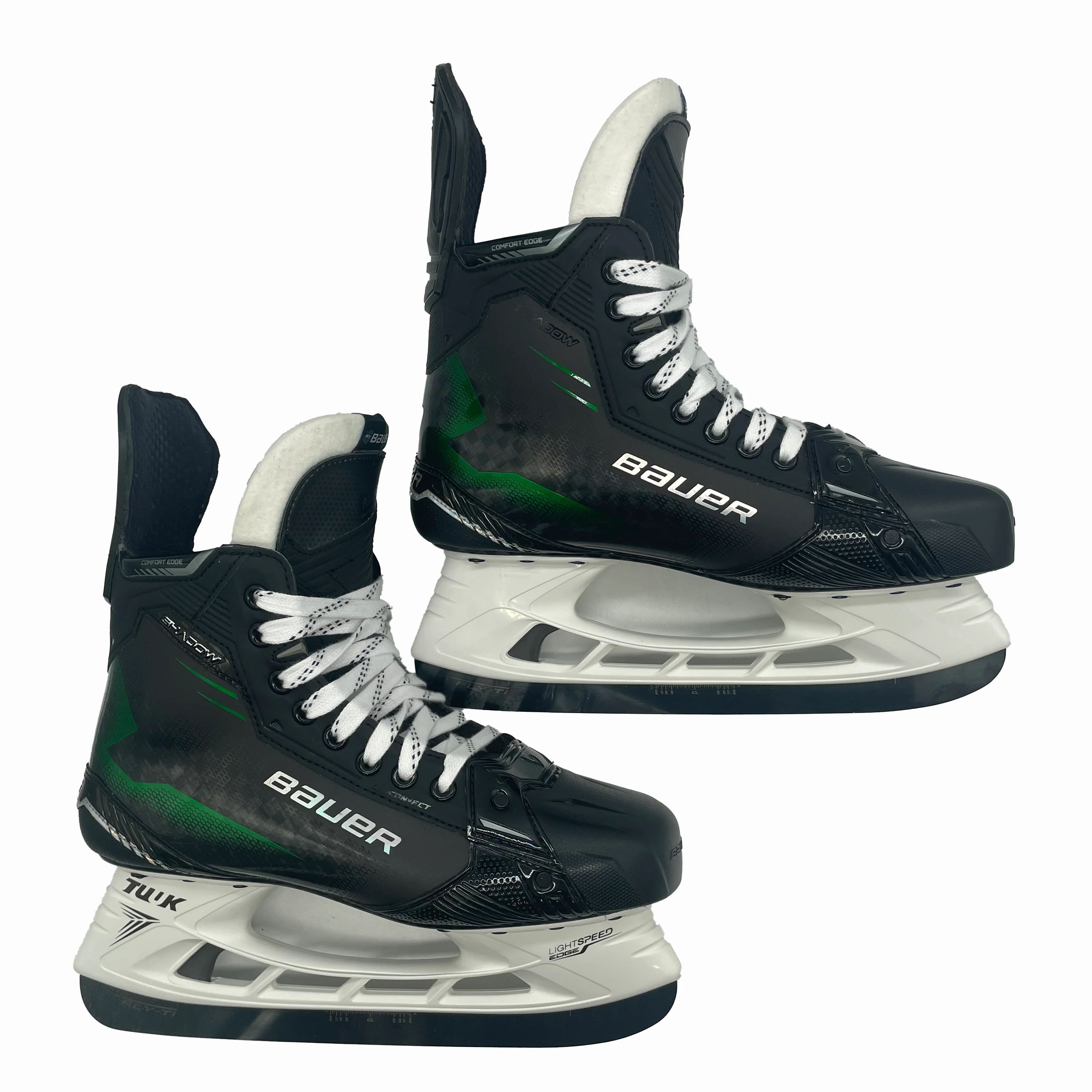 Bauer Supreme Shadow - Pro Stock Hockey Skates - Size 9.5D (Green) - Image 7
