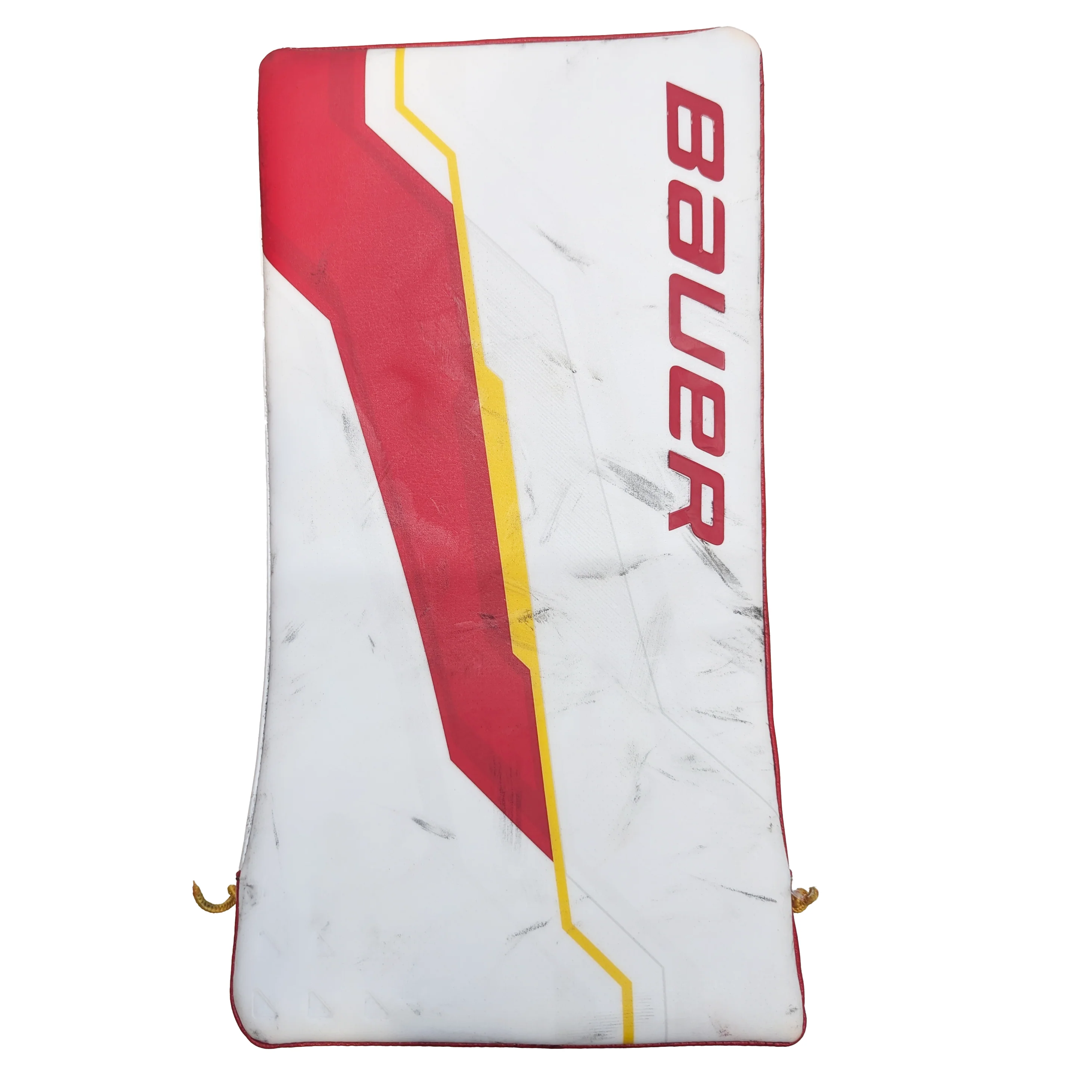 Bauer Supreme Shadow - Used AHL Pro Stock Goalie Full Set (White/Red/Yellow) - Image 6