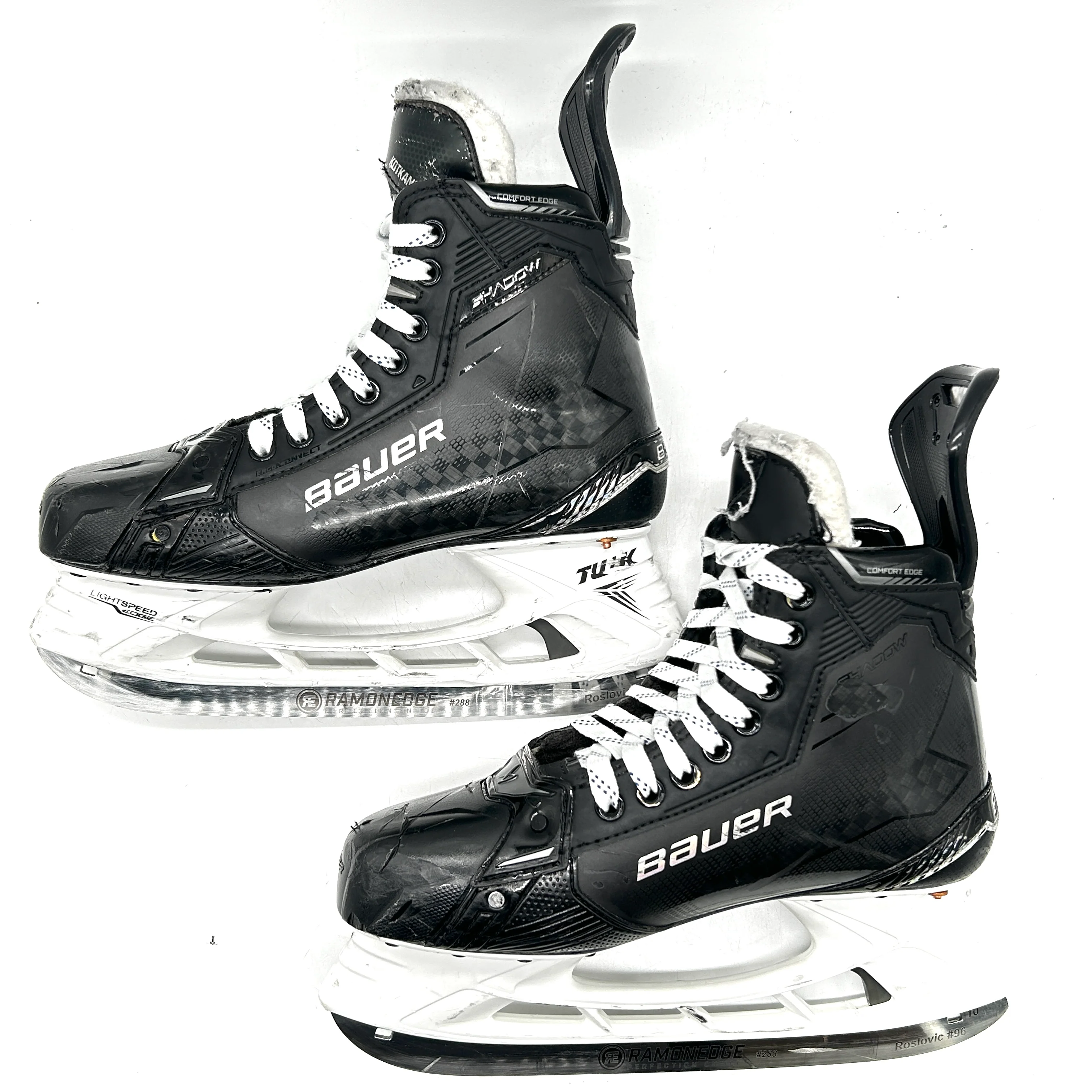 Bauer Supreme Shadow - Used NHL Pro Stock Skates - Jesperi Kotkaniemi - Size 8 7/8D #6 - Image 3