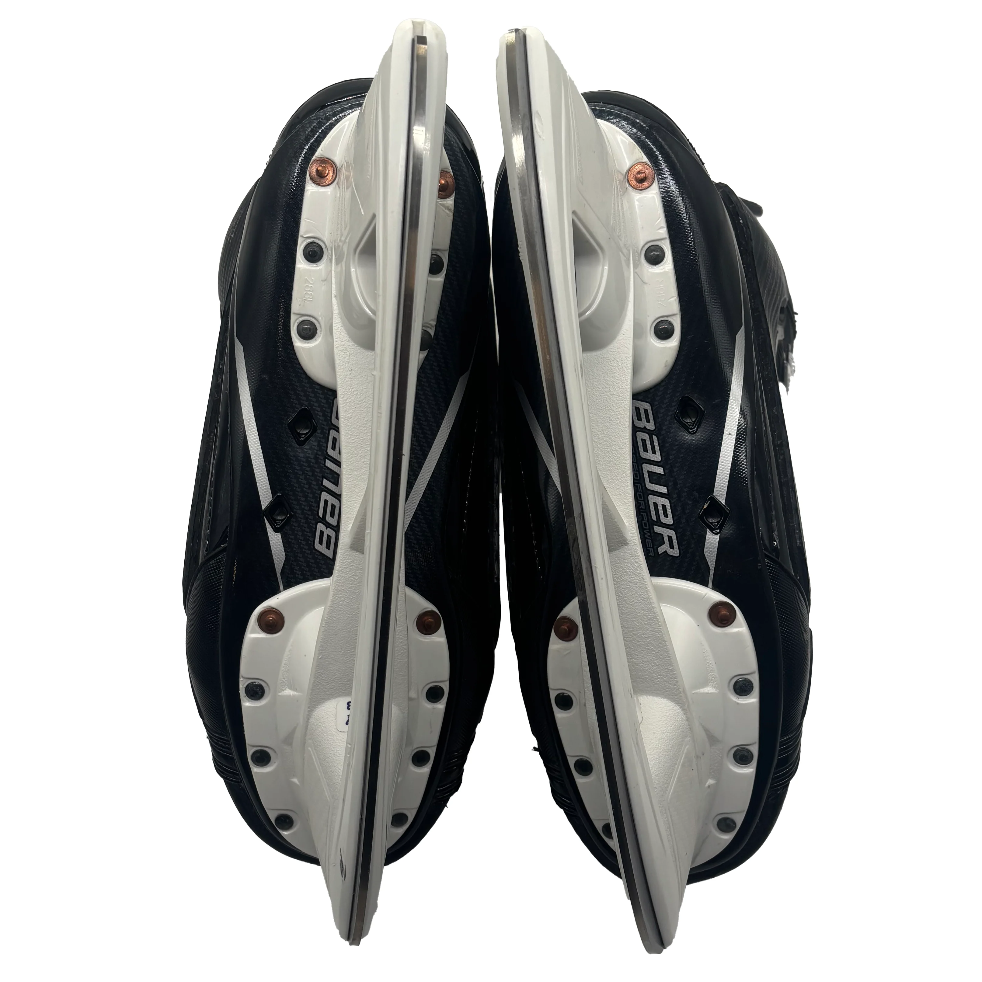 Bauer Supreme Mach - Used Pro Stock Hockey Skates - Size 10E (Blue) - Image 5
