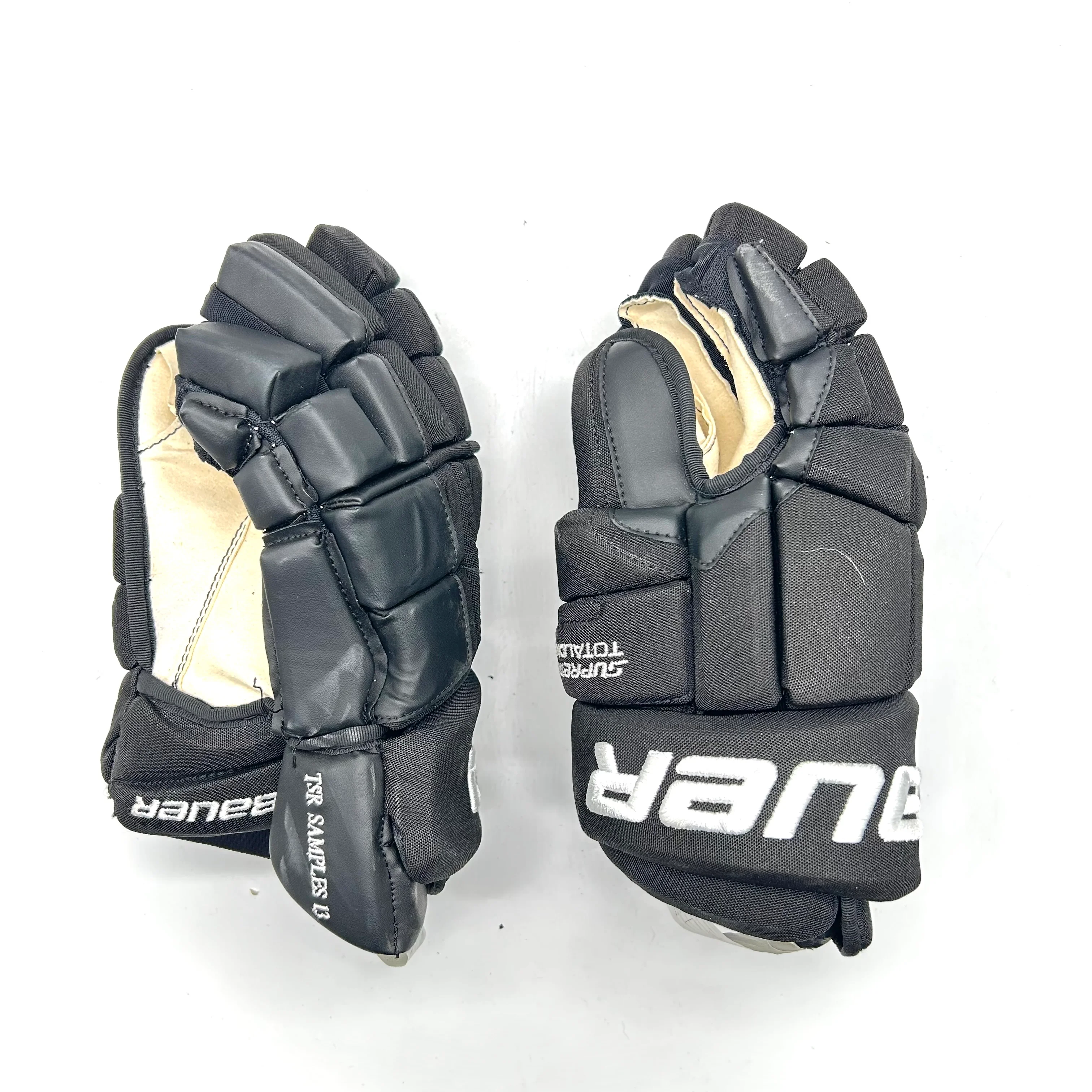 Bauer Supreme TotalOne - Pro Stock Hockey Glove (Black/White) - Image 2