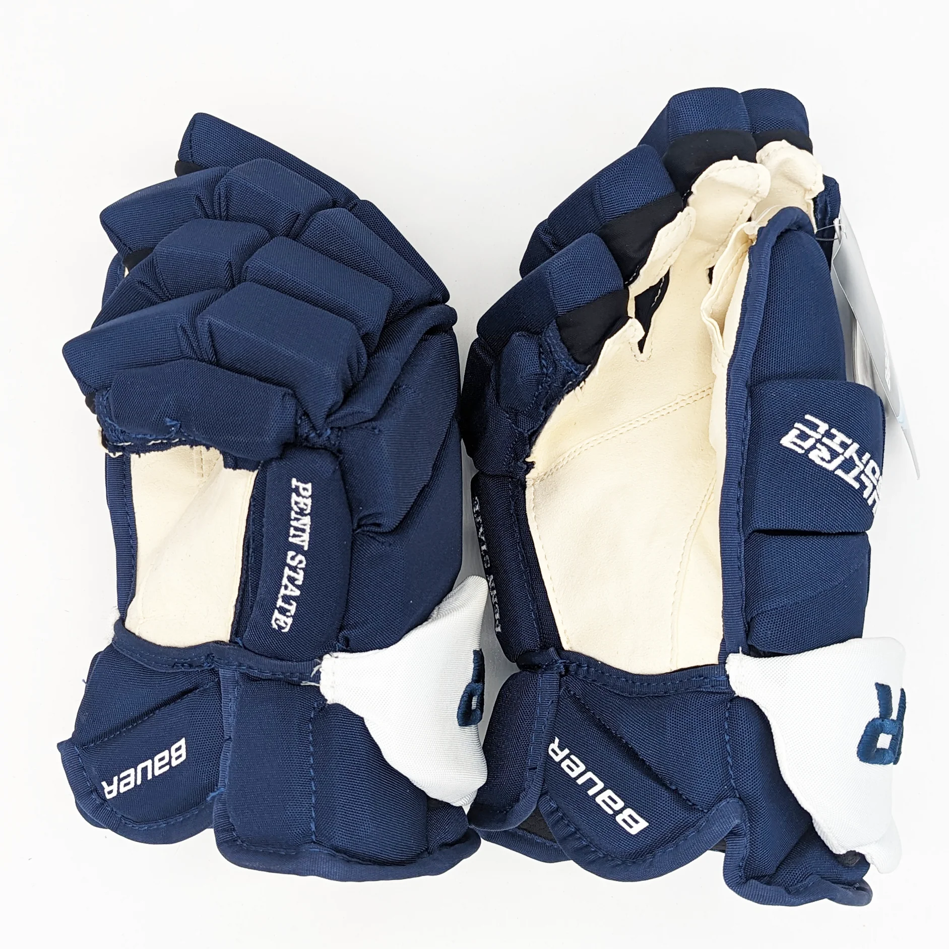 Bauer Supreme Ultrasonic - NCAA Pro Stock Gloves (Navy/White) - Intermediate - Image 2