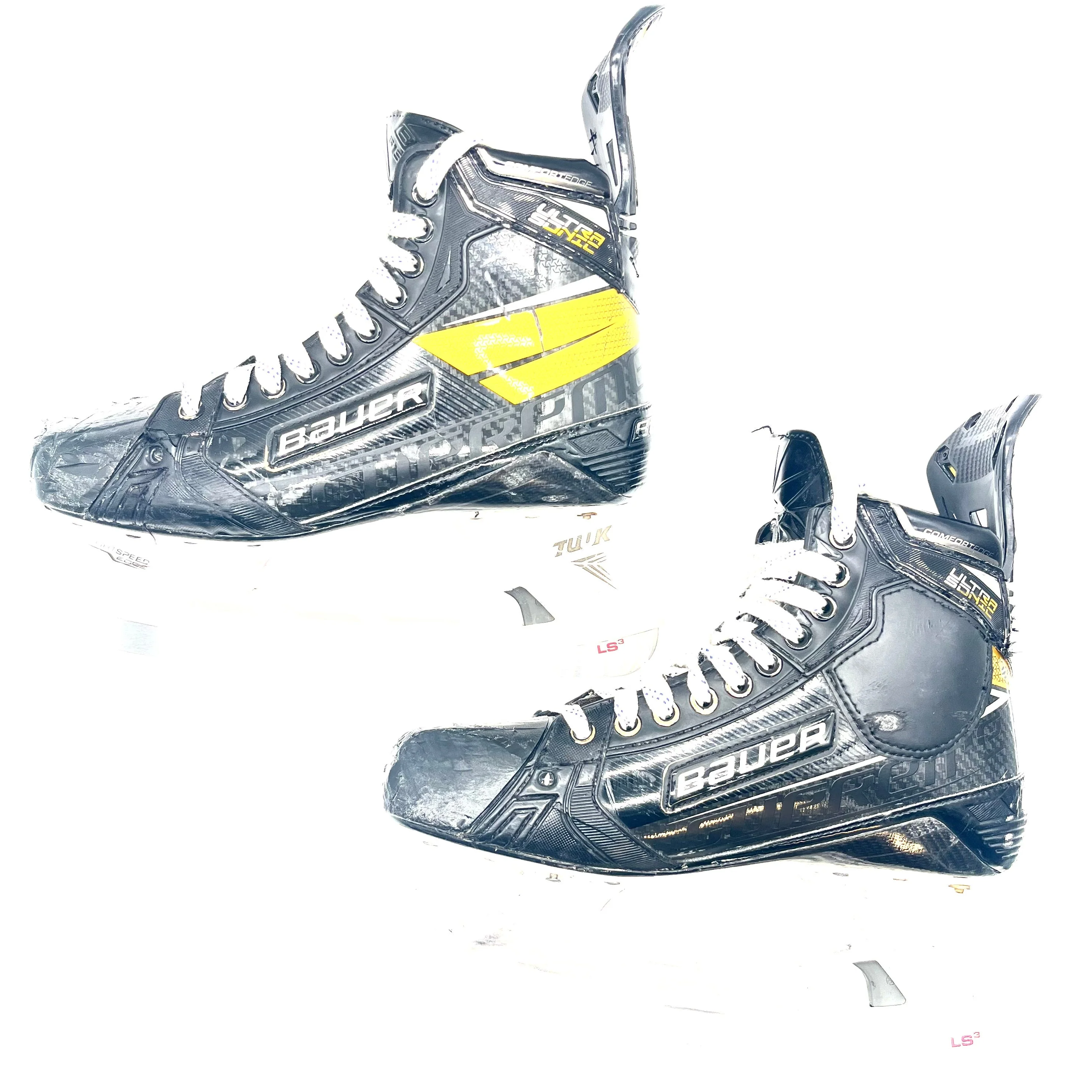 Bauer Supreme Ultrasonic - NHL Used Pro Stock Hockey Skates - Size 9.5E/9.375E - Image 3