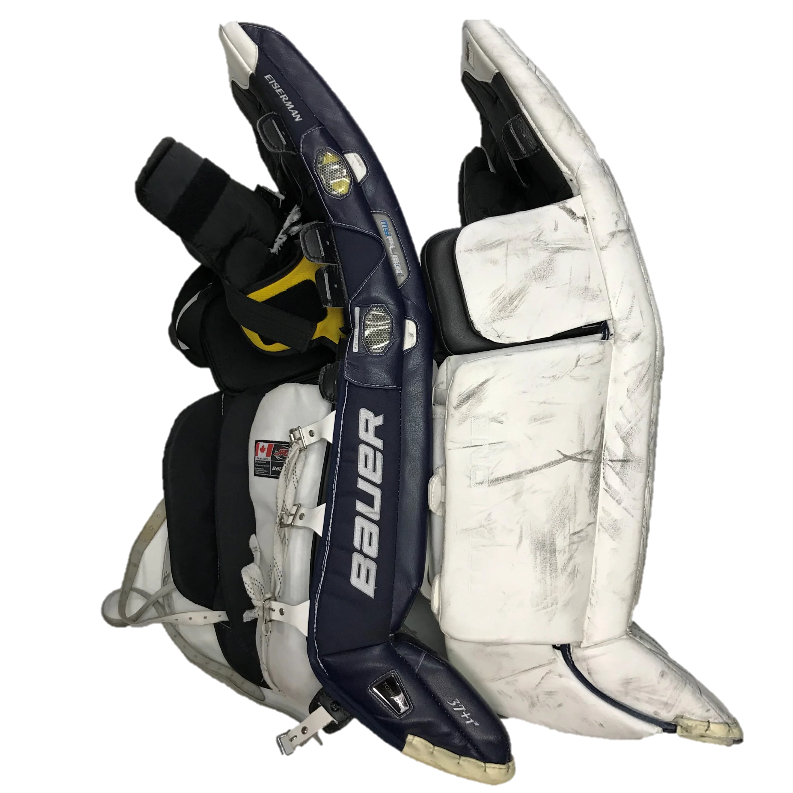 Bauer TotalOne (37"+1) - Used Pro Stock Senior Goalie Pads - Image 2