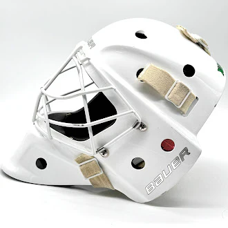 Bauer - Used Senior NME VTX Goalie Helmet - (White) - Image 3