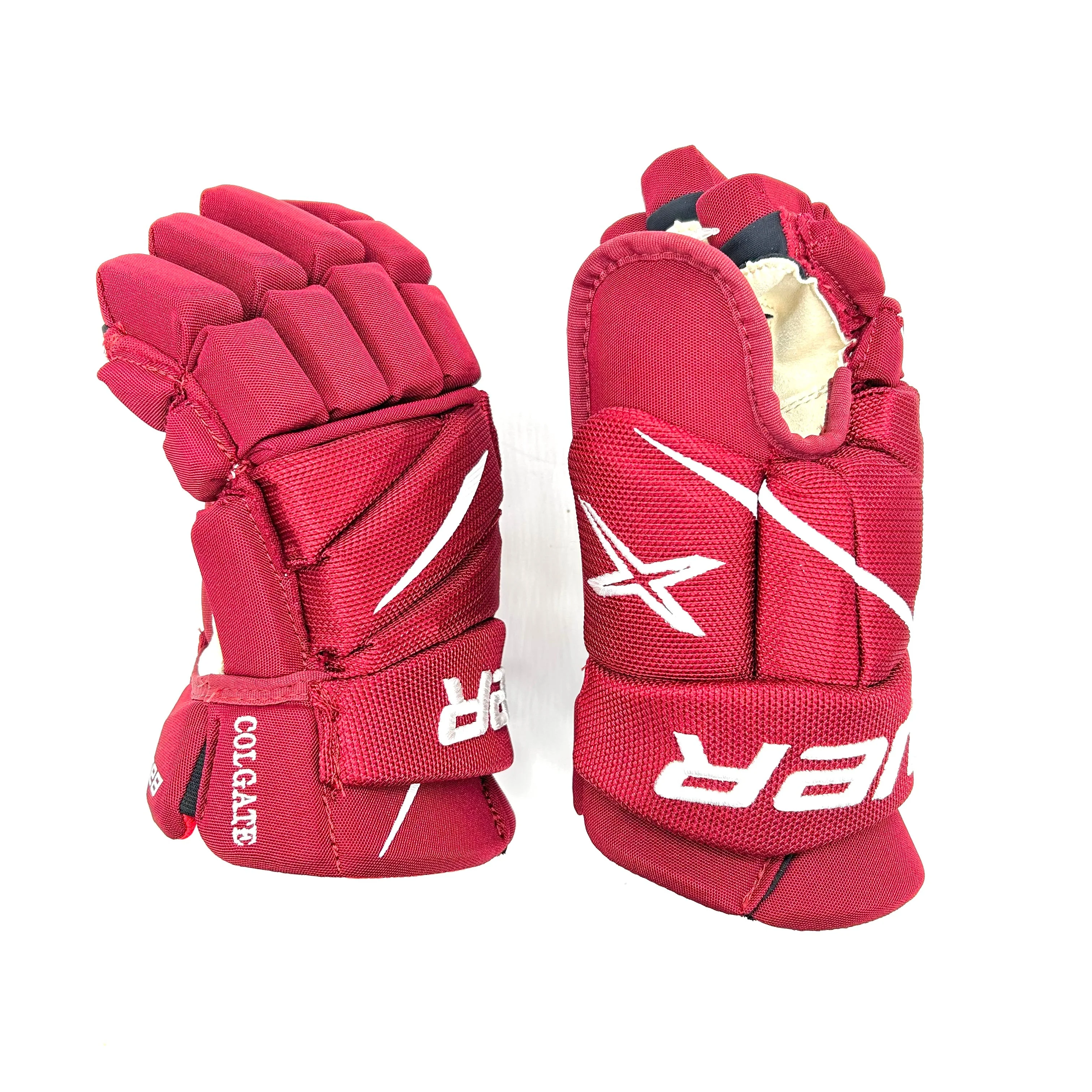 Bauer Vapor 2X Pro - NCAA Pro Stock Glove - Intermediate (Maroon/White) - Image 2