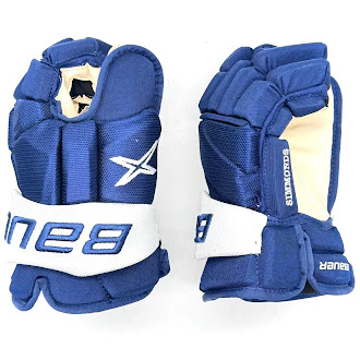 Bauer Vapor 2X Pro - NHL Pro Stock Glove - Wayne Simmonds (Blue/White) - Image 2