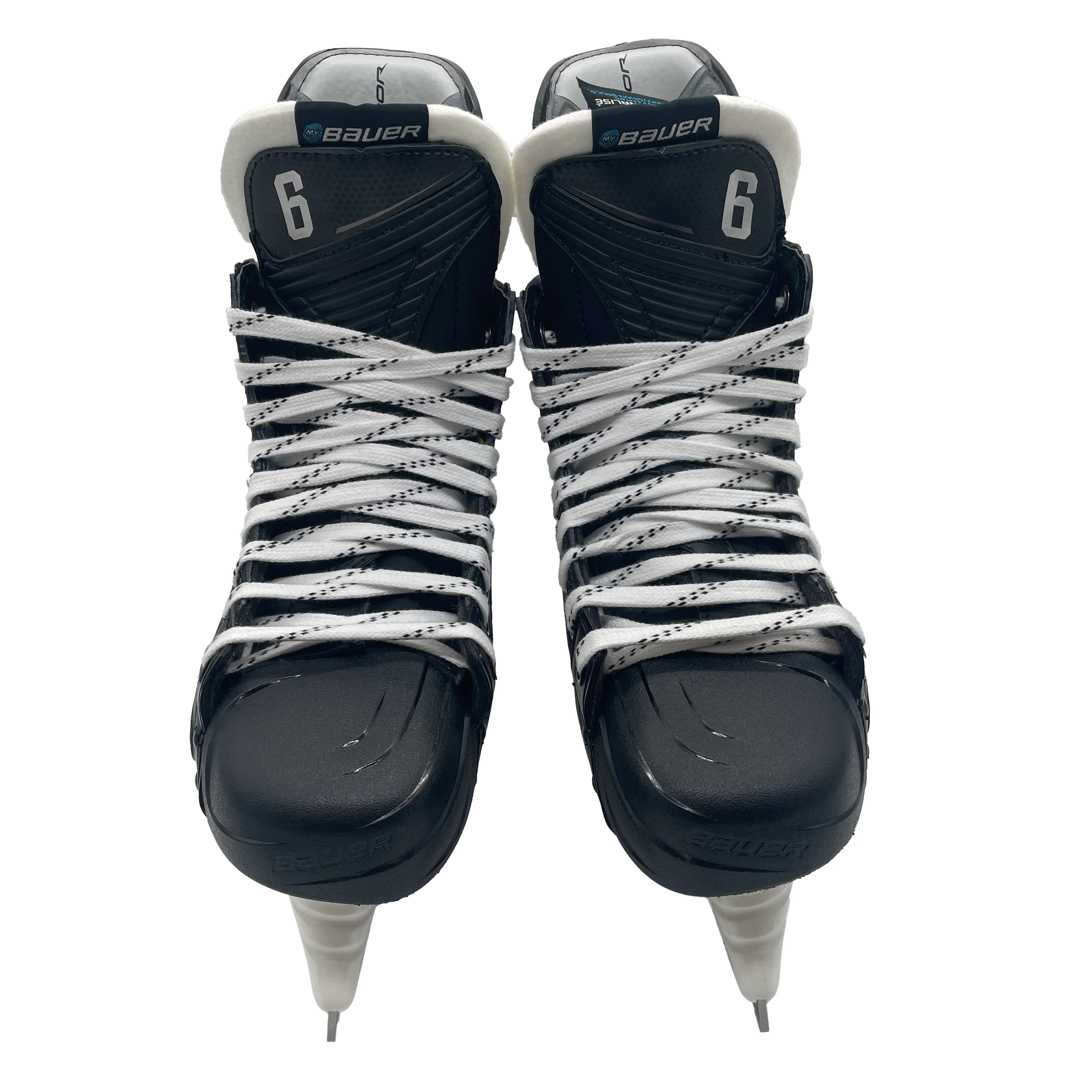 Bauer Vapor Hyperlite 2 - NCAA Pro Stock Hockey Skates - Size 7.5D (Red) - Image 2