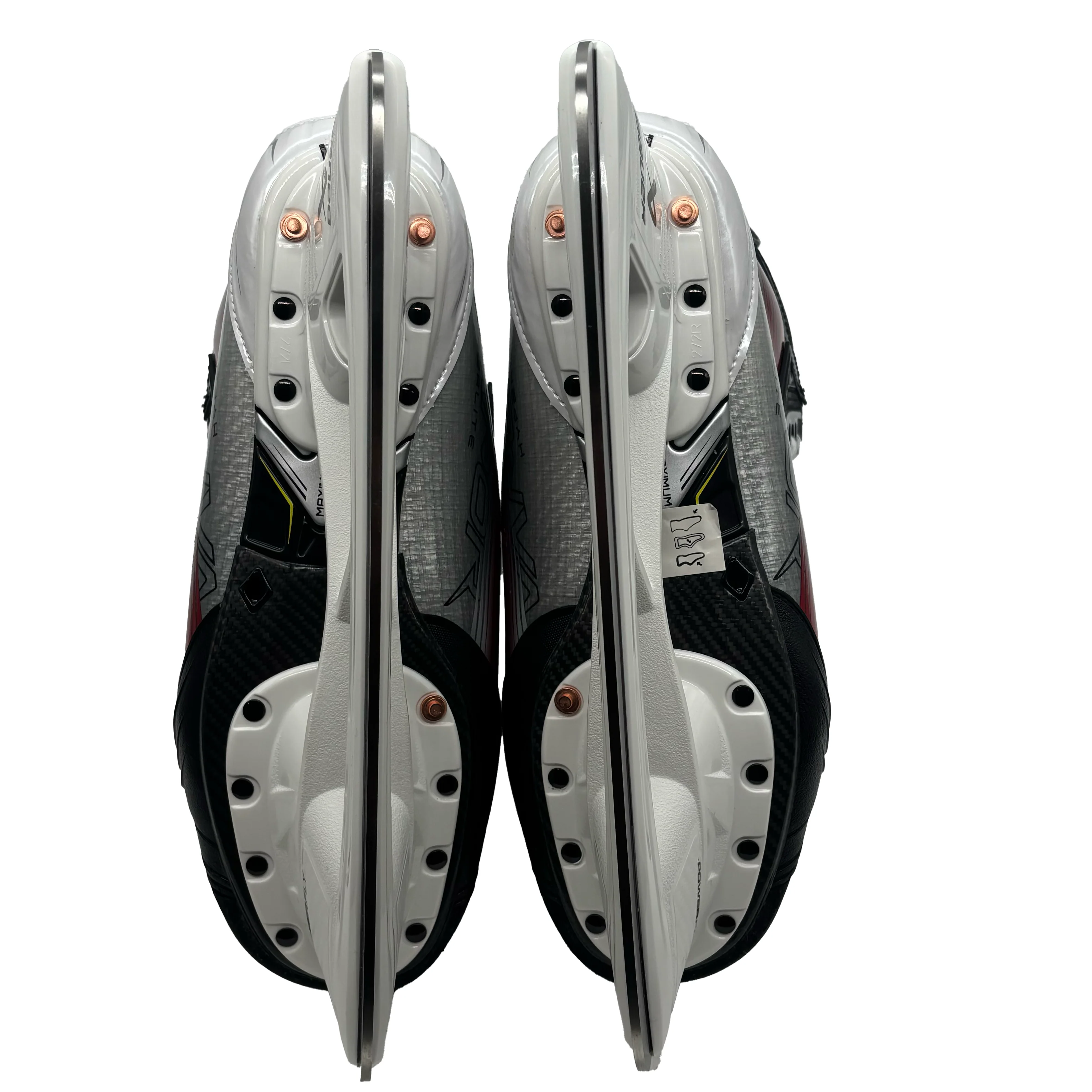 Bauer Vapor Hyperlite 2 - NCAA Pro Stock Hockey Skates - Size 8E (Red) - Image 6