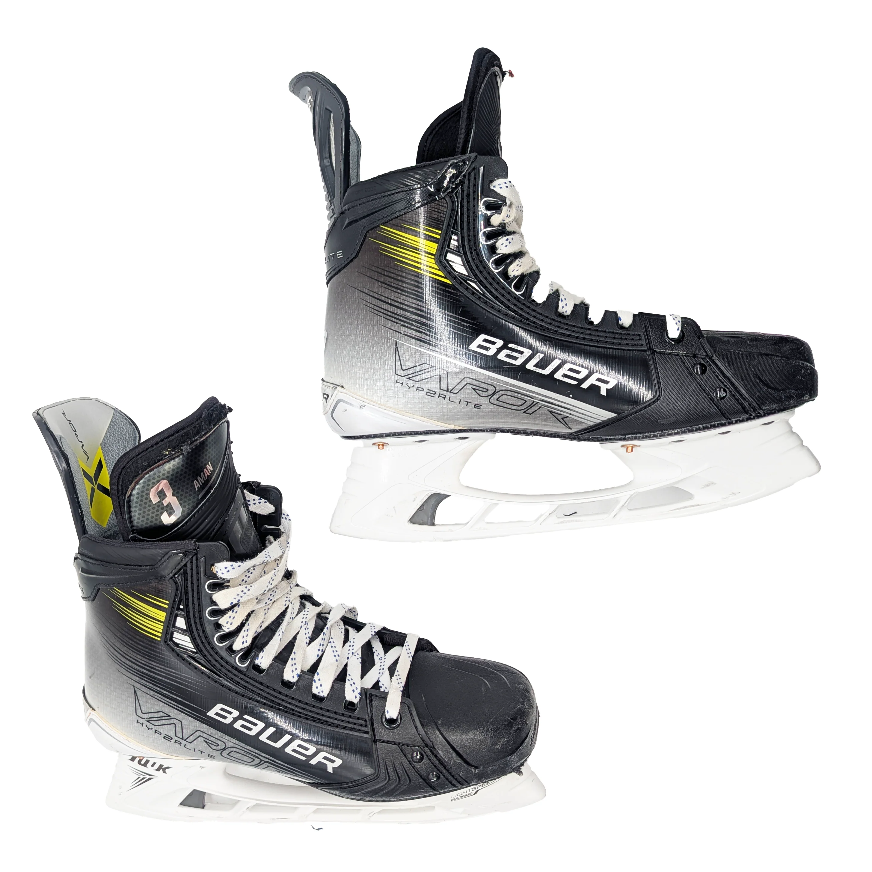 Bauer Vapor Hyperlite 2 - Used NCAA Pro Stock Hockey Skates - Size 9.5D - Image 3