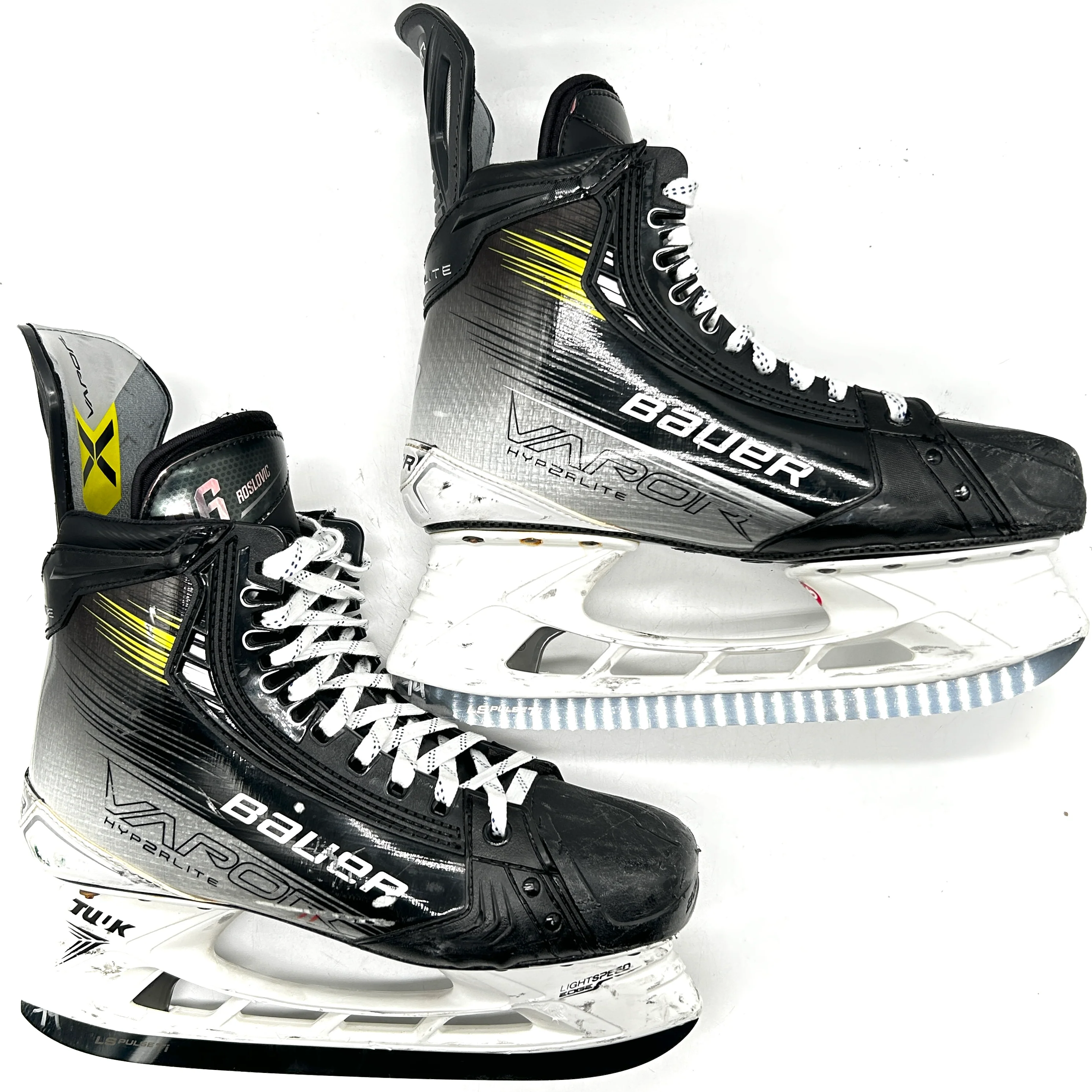Bauer Vapor Hyperlite 2 - Used NHL Pro Stock Skates - Jack Roslovic - Size 9.5 #4 - Image 3