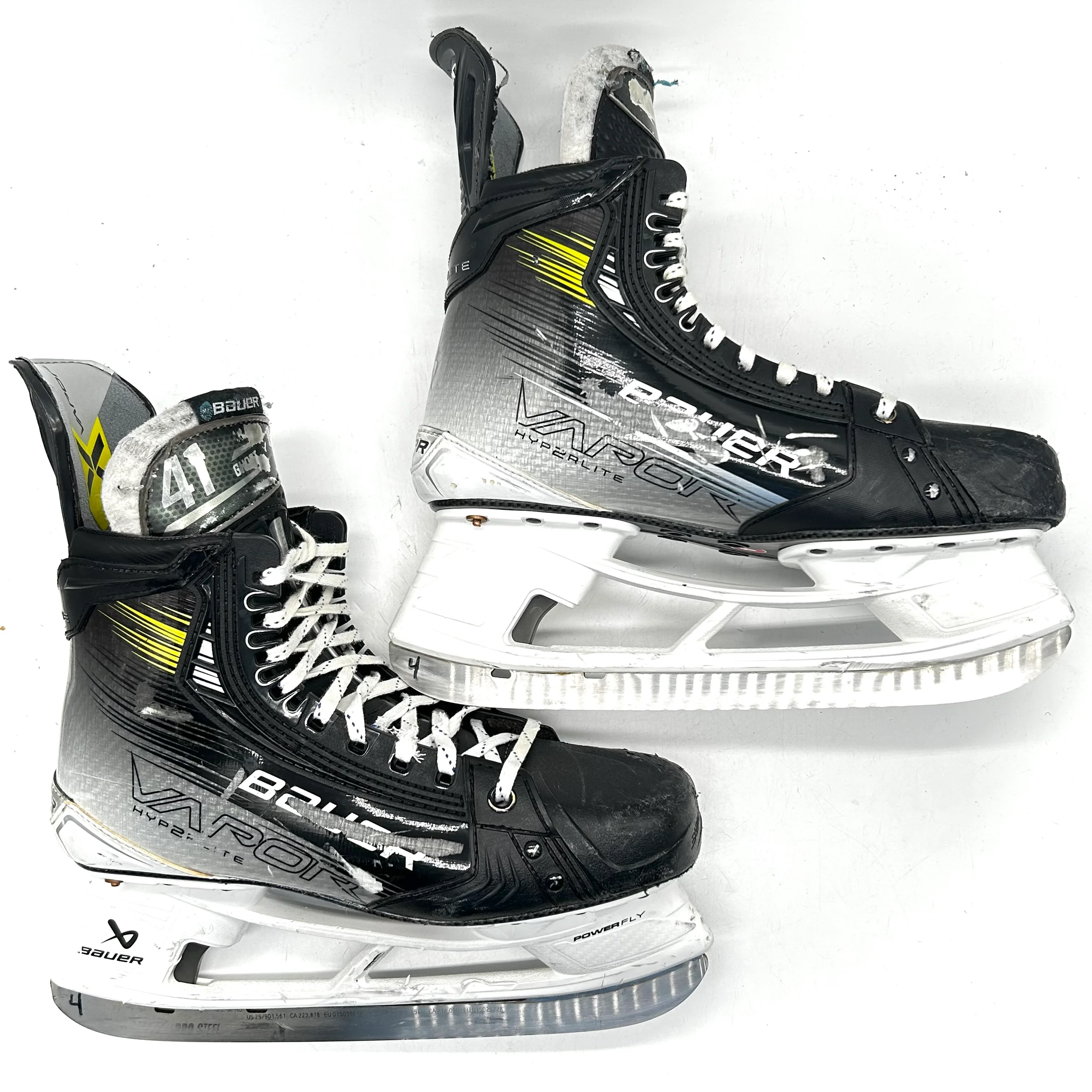 Bauer Vapor Hyperlite 2 - Used NHL Pro Stock Skates - Shayne Gostisbehere - Size L: 8.75D/R: 8.5D #2 - Image 3