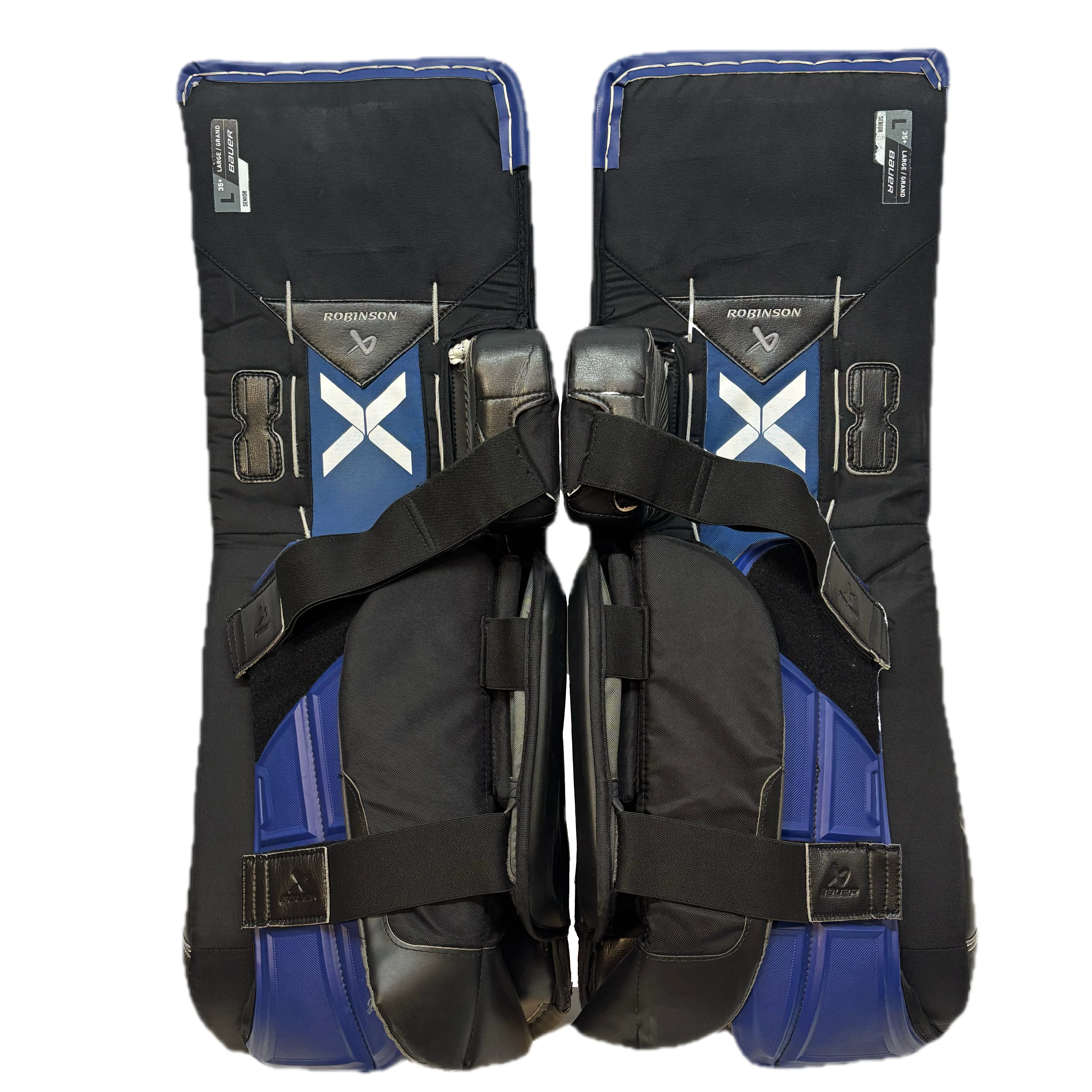 Bauer Vapor Hyperlite 2 - Used Pro Stock Goalie Full Set (Blue/Black) - Image 5