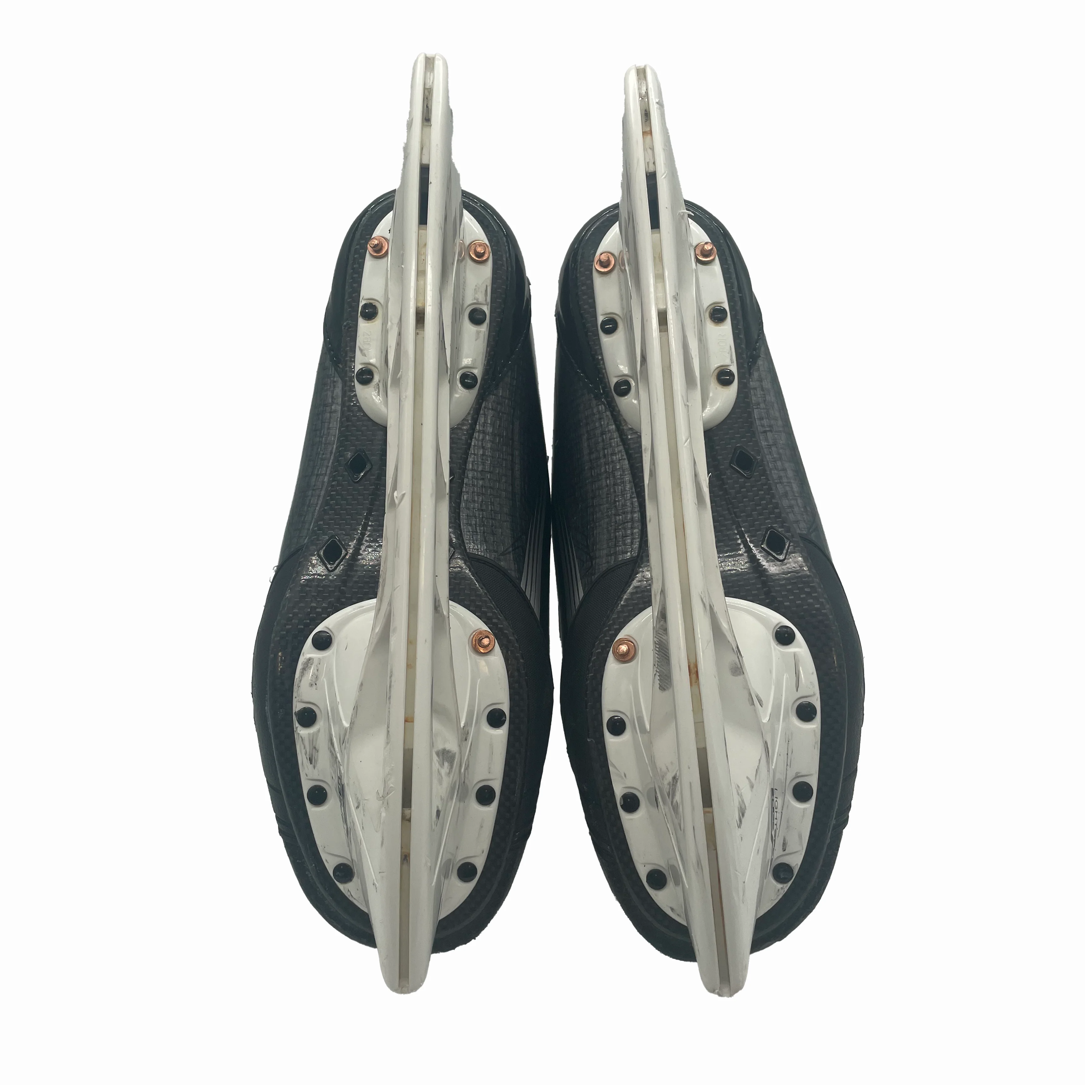 Bauer Vapor Hyperlite 2 - Used Pro Stock Hockey Skates - Size 9.5D (Black) - Image 2