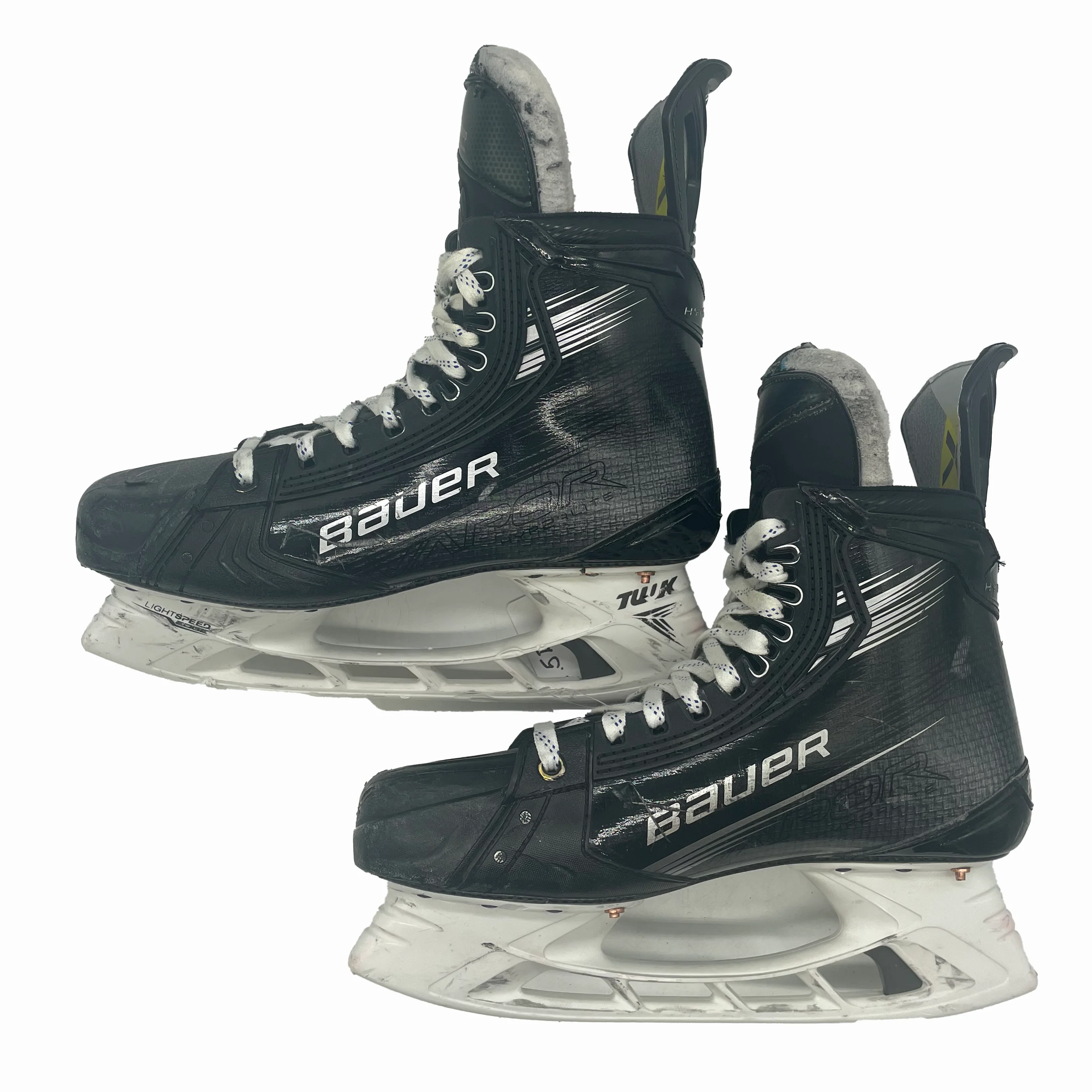 Bauer Vapor Hyperlite 2 - Used Pro Stock Hockey Skates - Size 9.5D (Black) - Image 3
