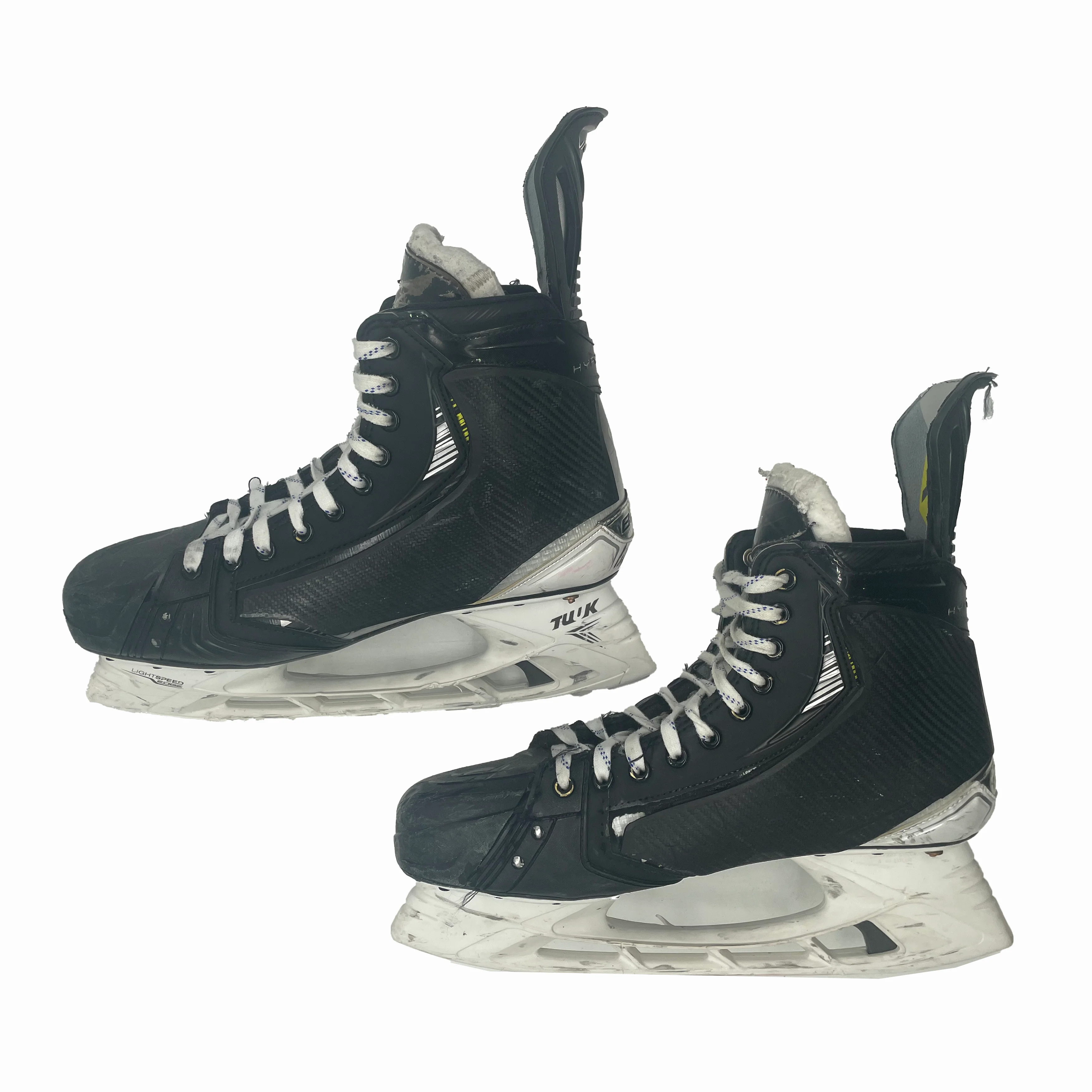 Bauer Vapor Hyperlite 2 - Used Pro Stock Hockey Skates with Shot Blockers - Size 13E - Image 3