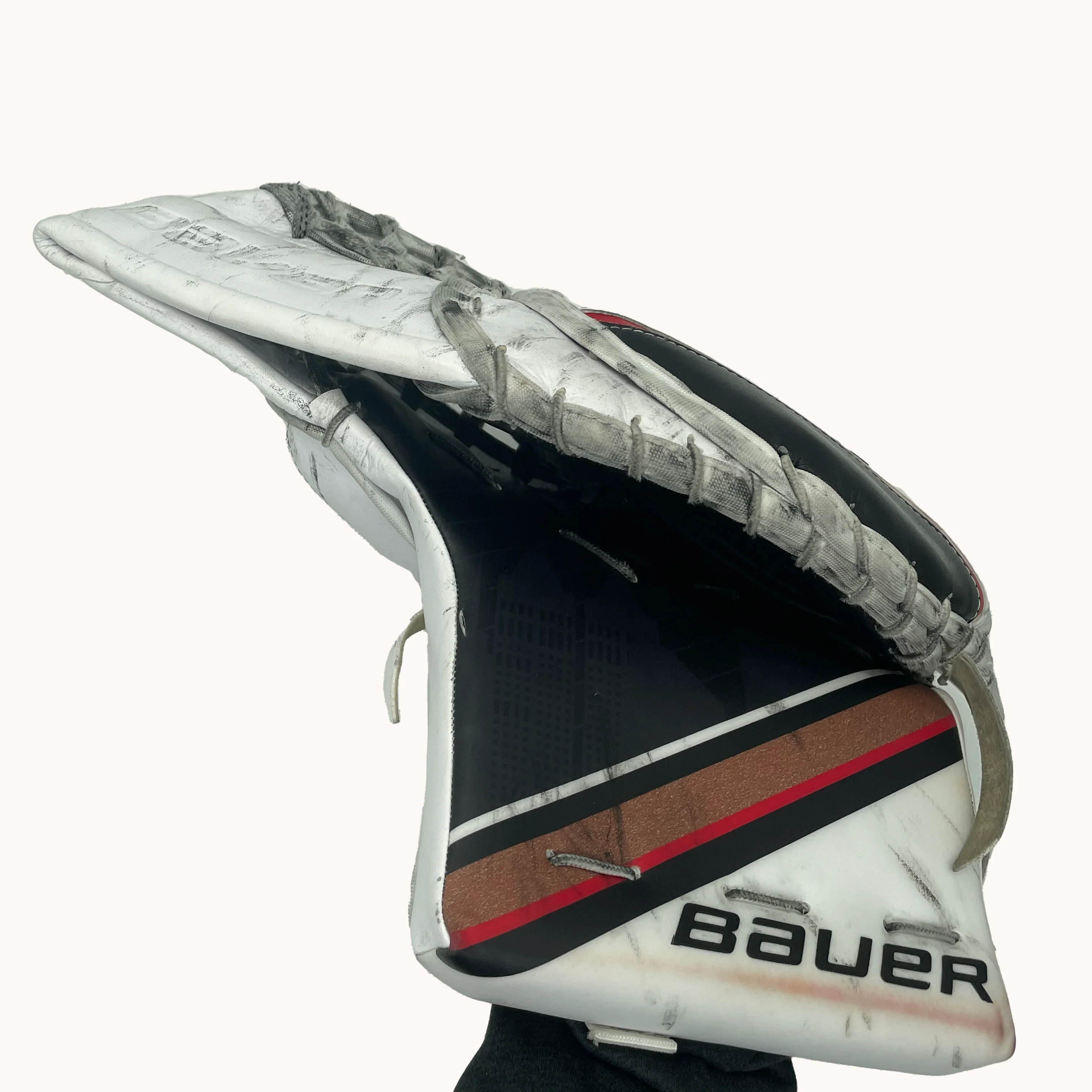 Bauer Vapor Hyperlite 2 - Used Pro Stock Senior Full Goalie Set (White/Black/Tan) - Image 6