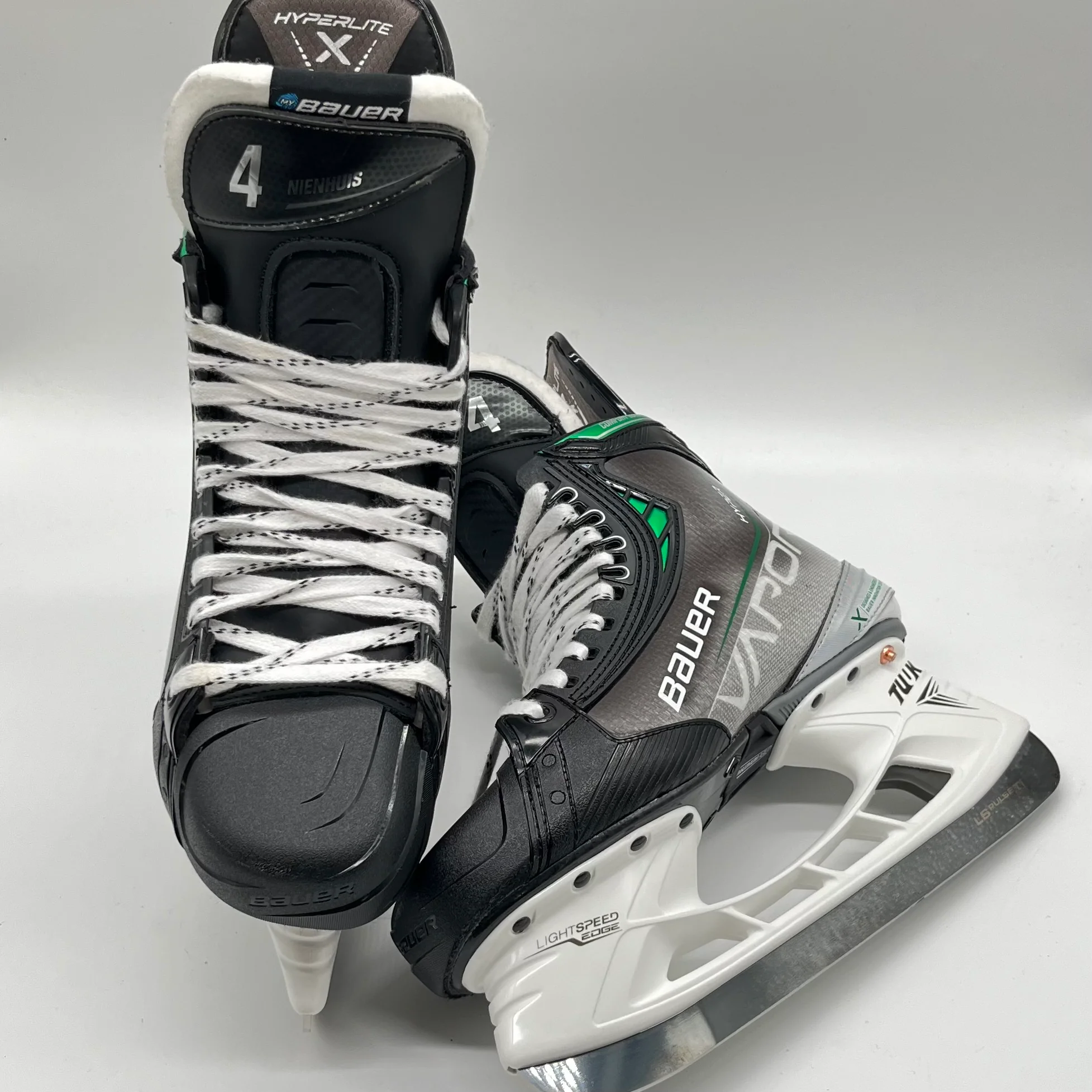 Bauer Vapor Hyperlite - Pro Stock Hockey Skates - Size 7D (Green) - Image 2