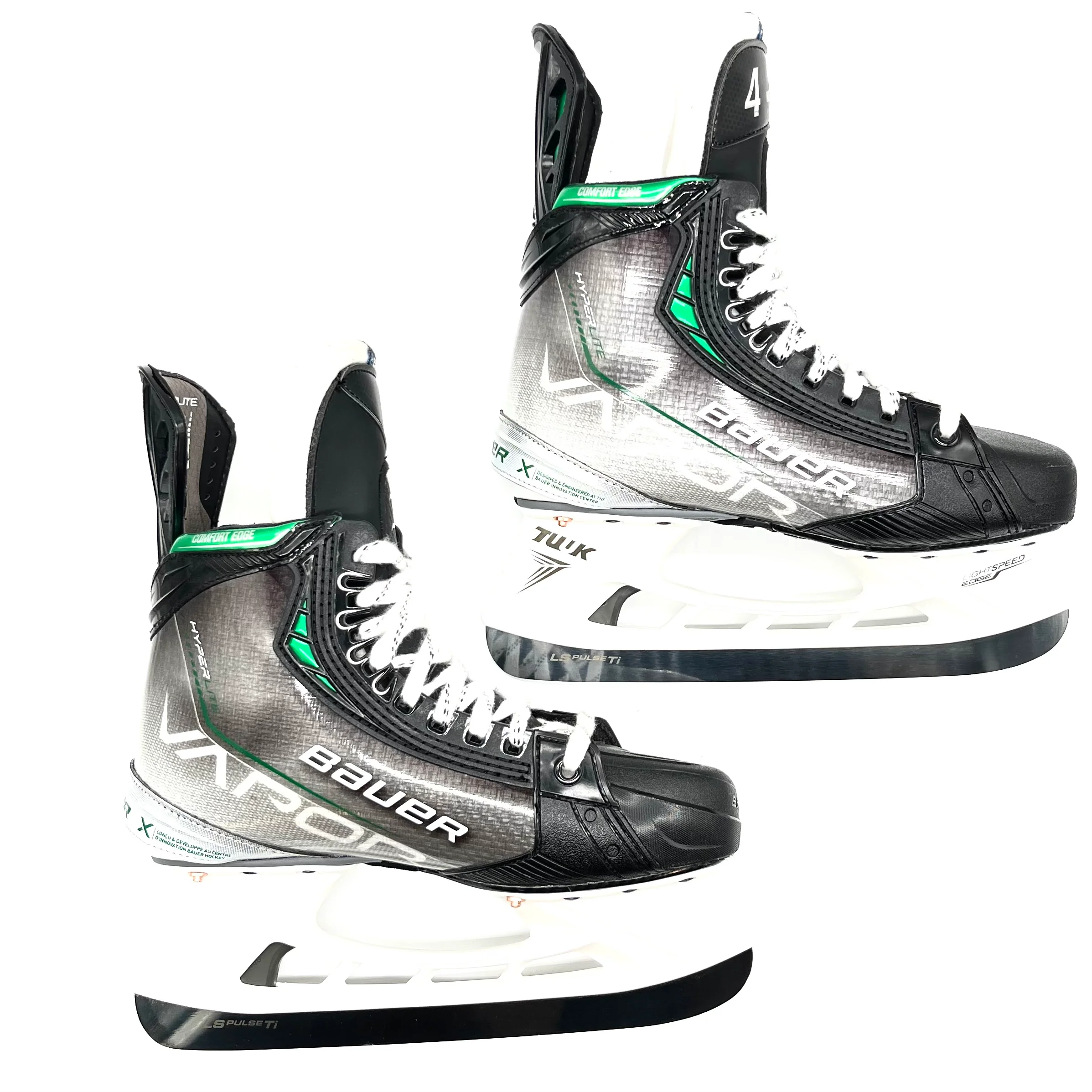 Bauer Vapor Hyperlite - Pro Stock Hockey Skates - Size 7D (Green) - Image 6