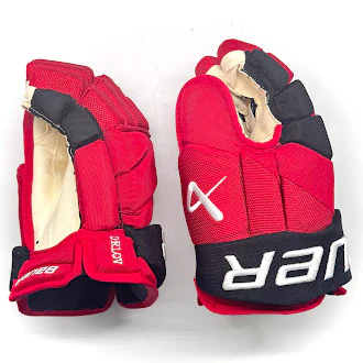 Bauer Vapor Hyperlite - Used NHL Pro Stock Glove - Dmitry Orlov (Red/Black) - Image 3