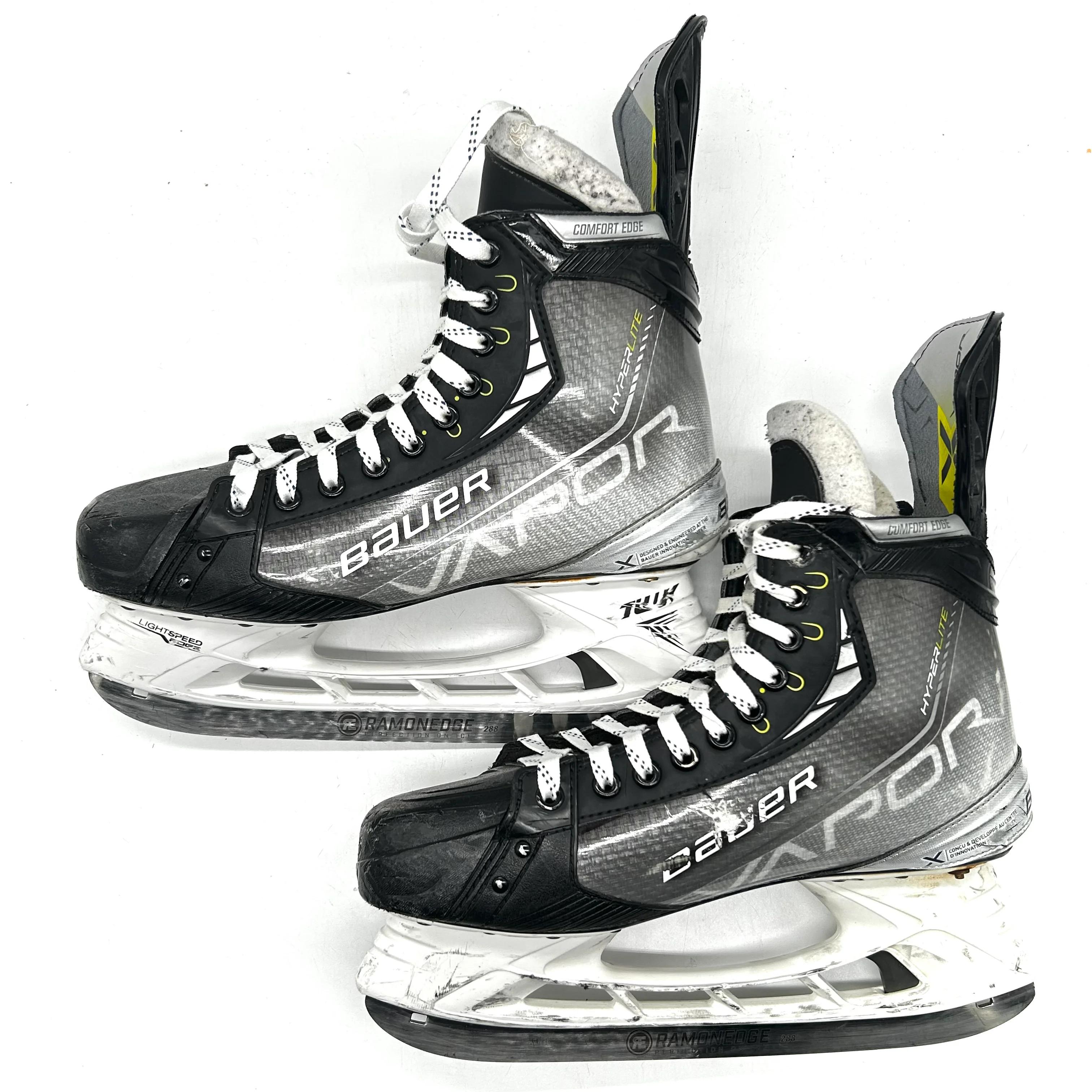 Bauer Vapor Hyperlite - Used NHL Pro Stock Skates - Jaccob Slavin - Size 10D - Image 2