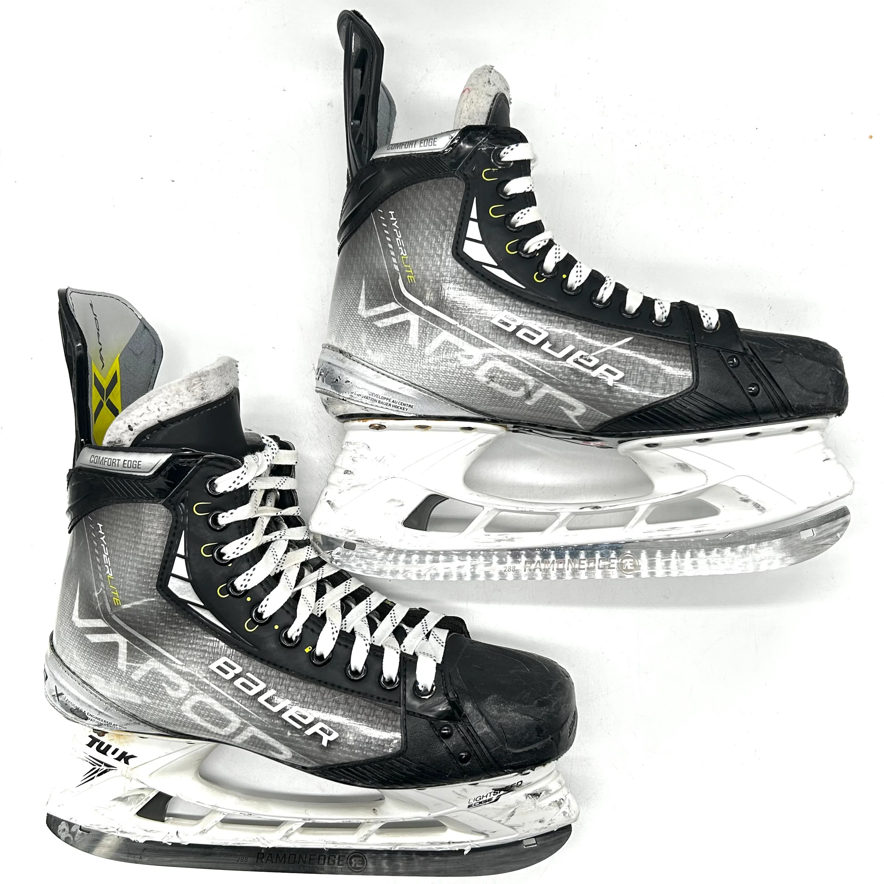 Bauer Vapor Hyperlite - Used NHL Pro Stock Skates - Jaccob Slavin - Size 10D - Image 3