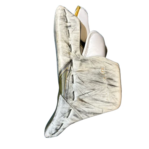 Bauer Vapor Hyperlite - Used Pro Stock Full Right Goalie Full Set (Green/White/Yellow) - Image 7