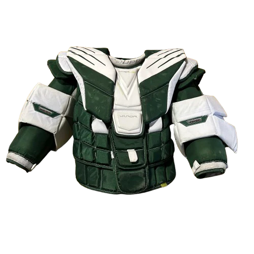 Bauer Vapor Hyperlite - Used Pro Stock Goalie Chest Protector (Green/White)
