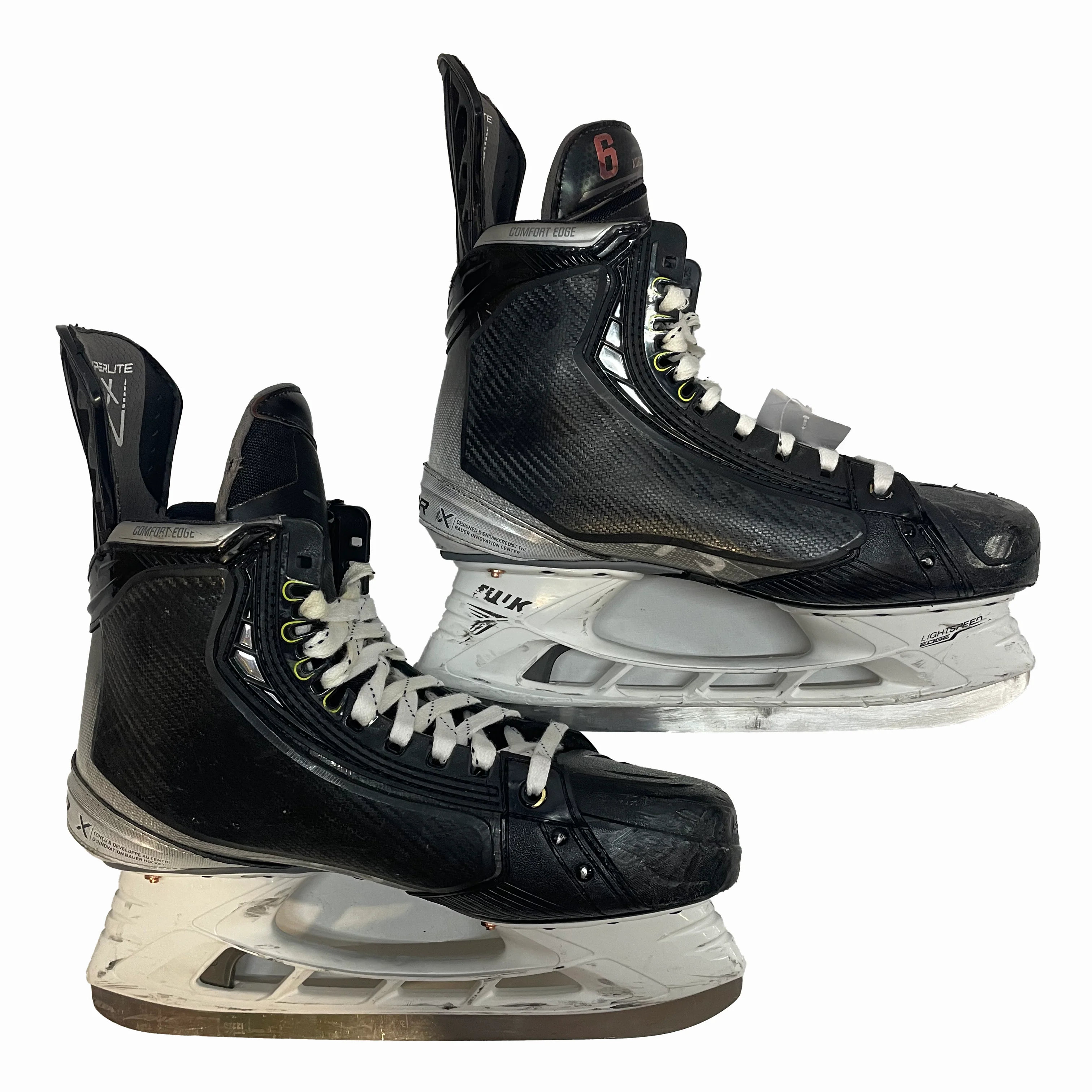 Bauer Vapor Hyperlite - Used Pro Stock Hockey Skate with Shot Blockers - Size 10E - Image 3